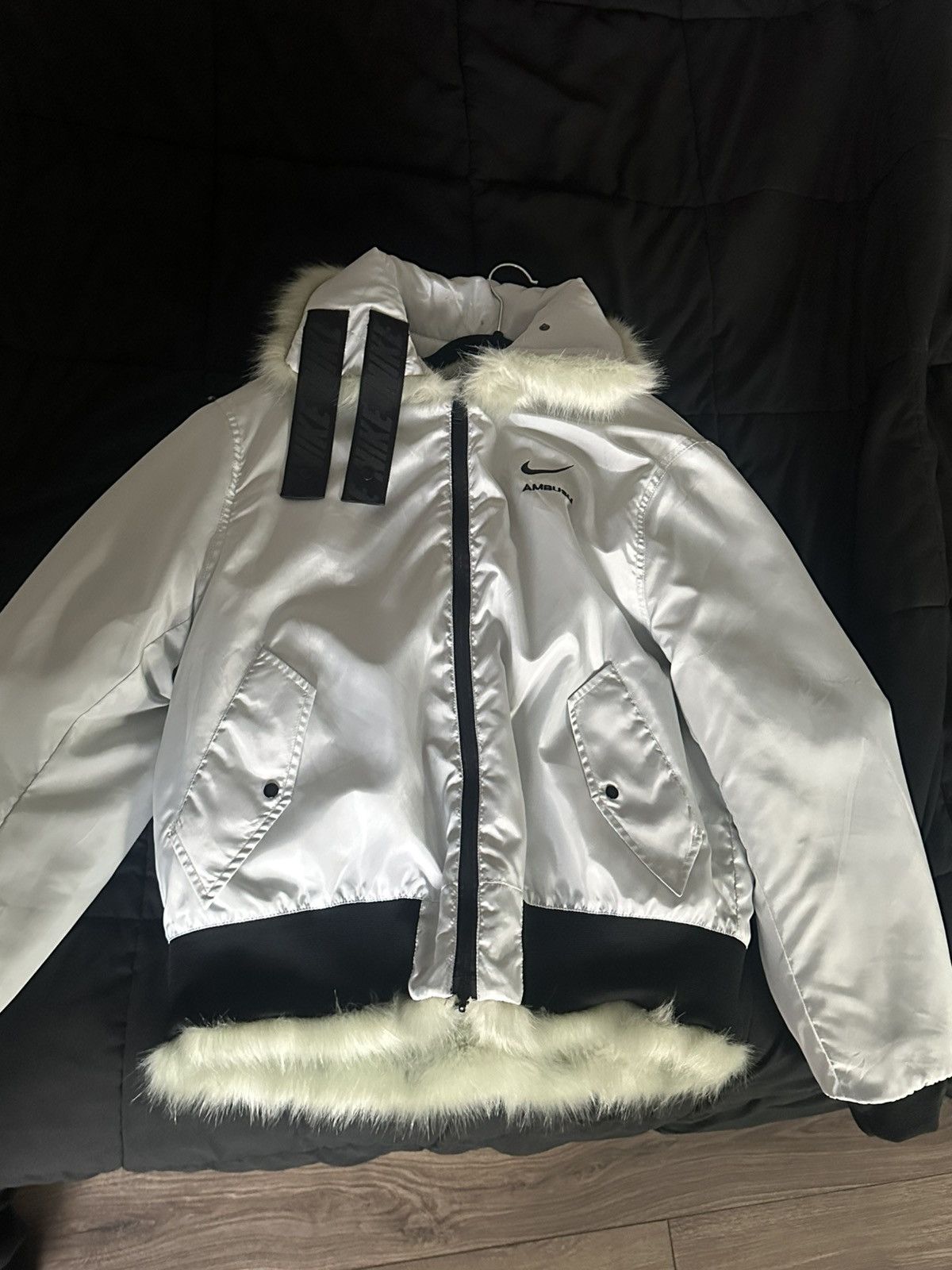 Ambush Design × Nike Faux Fur Coat Reversible Size US L / EU 52-54 / 3 - 8 Thumbnail