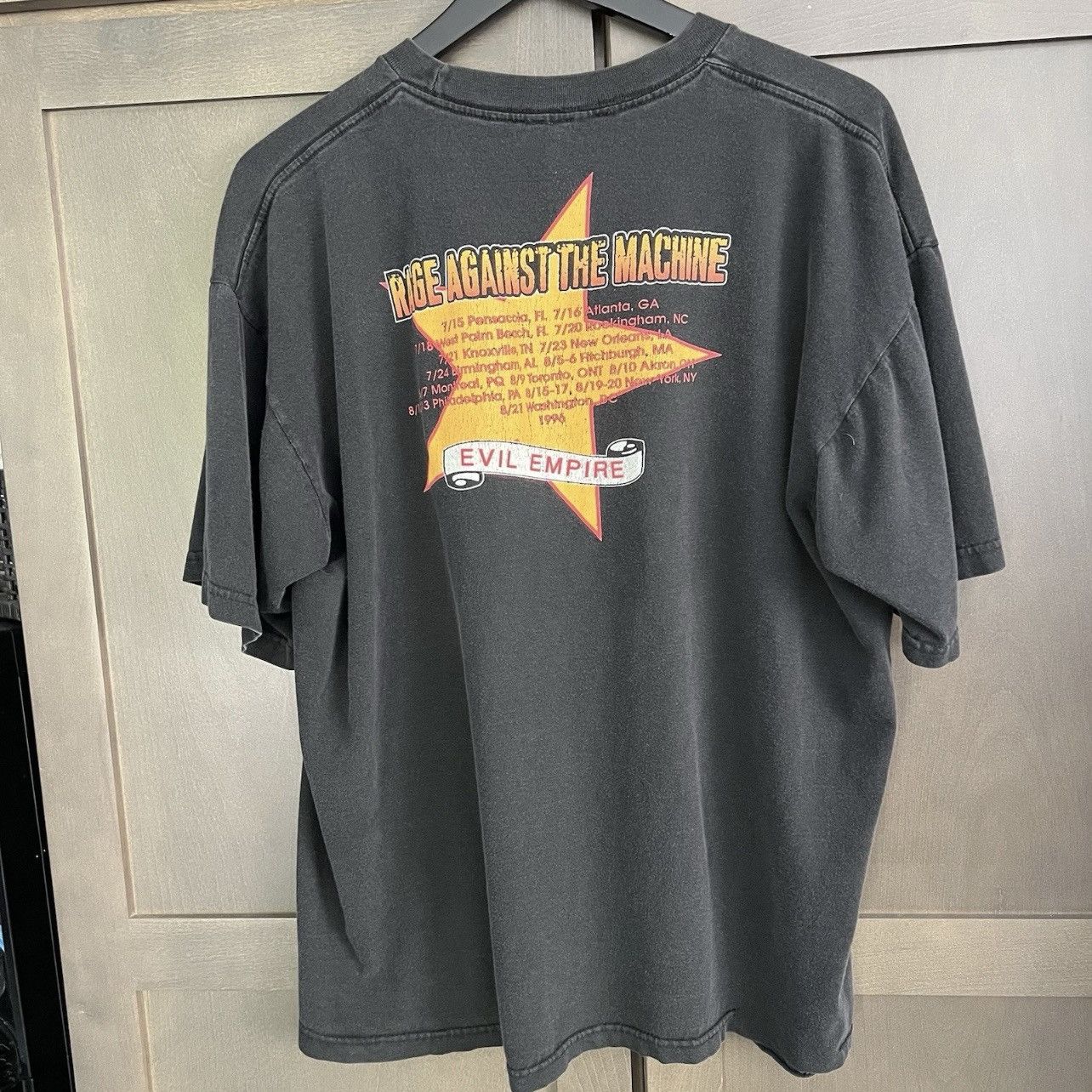 Rage Against The Machine 1996 Rage Against The Machine Evil EmpireTour T Shirt Size US XL / EU 56 / 4 - 2 Thumbnail