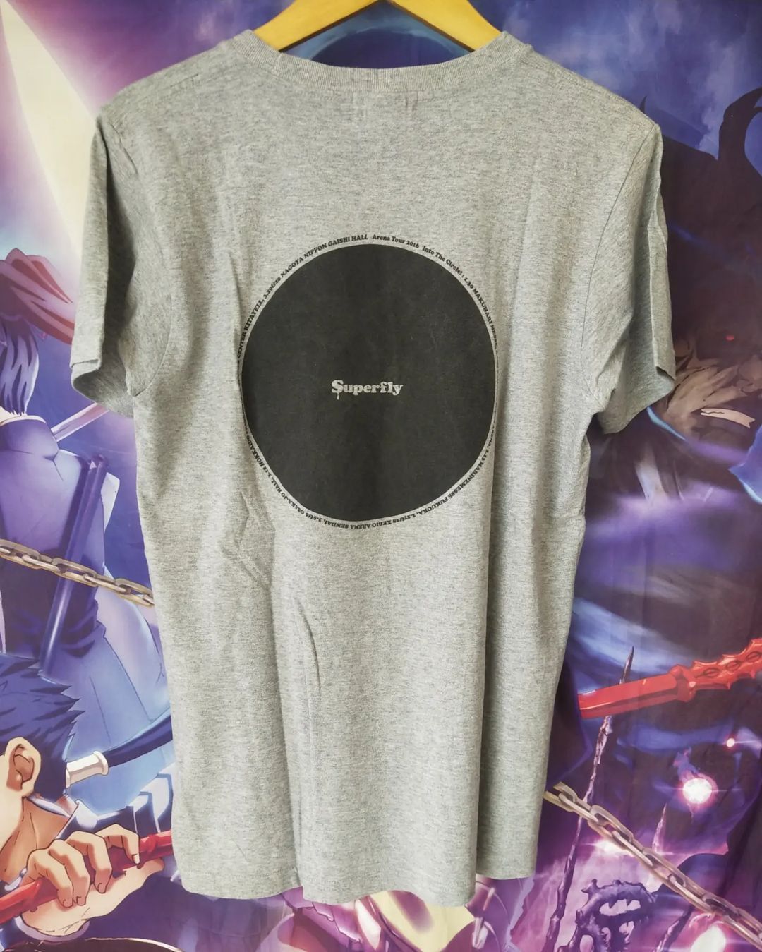 Band Tees × Japanese Brand Superfly Into The Circle Grey Music Tees Size US M / EU 48-50 / 2 - 3 Thumbnail