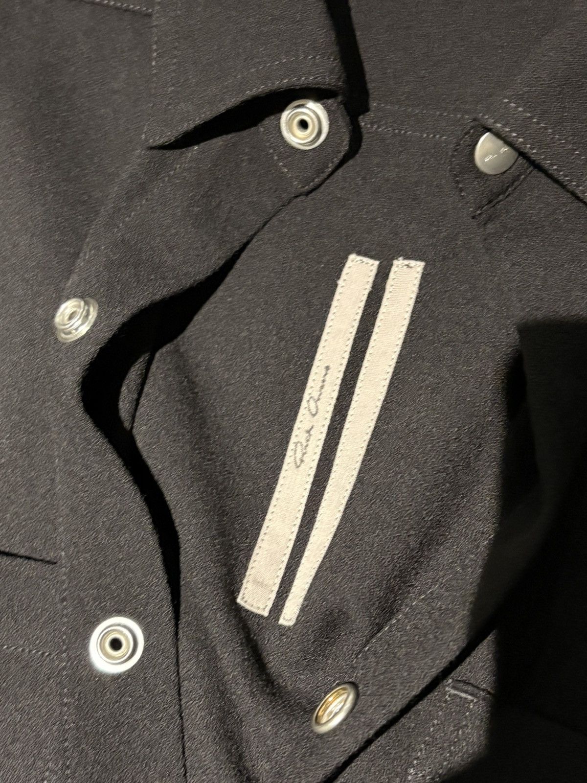 Rick Owens RICK OWENS CREPE OUTERSHIRT Size US M / EU 48-50 / 2 - 6 Thumbnail