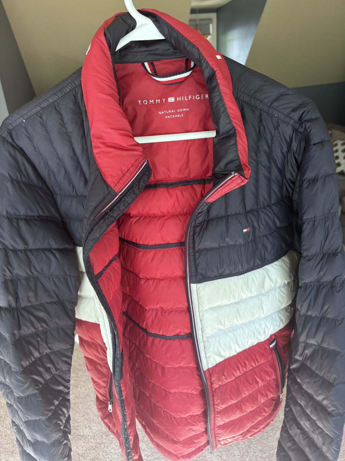 Tommy Hilfiger Tommy Hilfiger puffer jacket packable red blue white Size US S / EU 44-46 / 1 - 4 Thumbnail