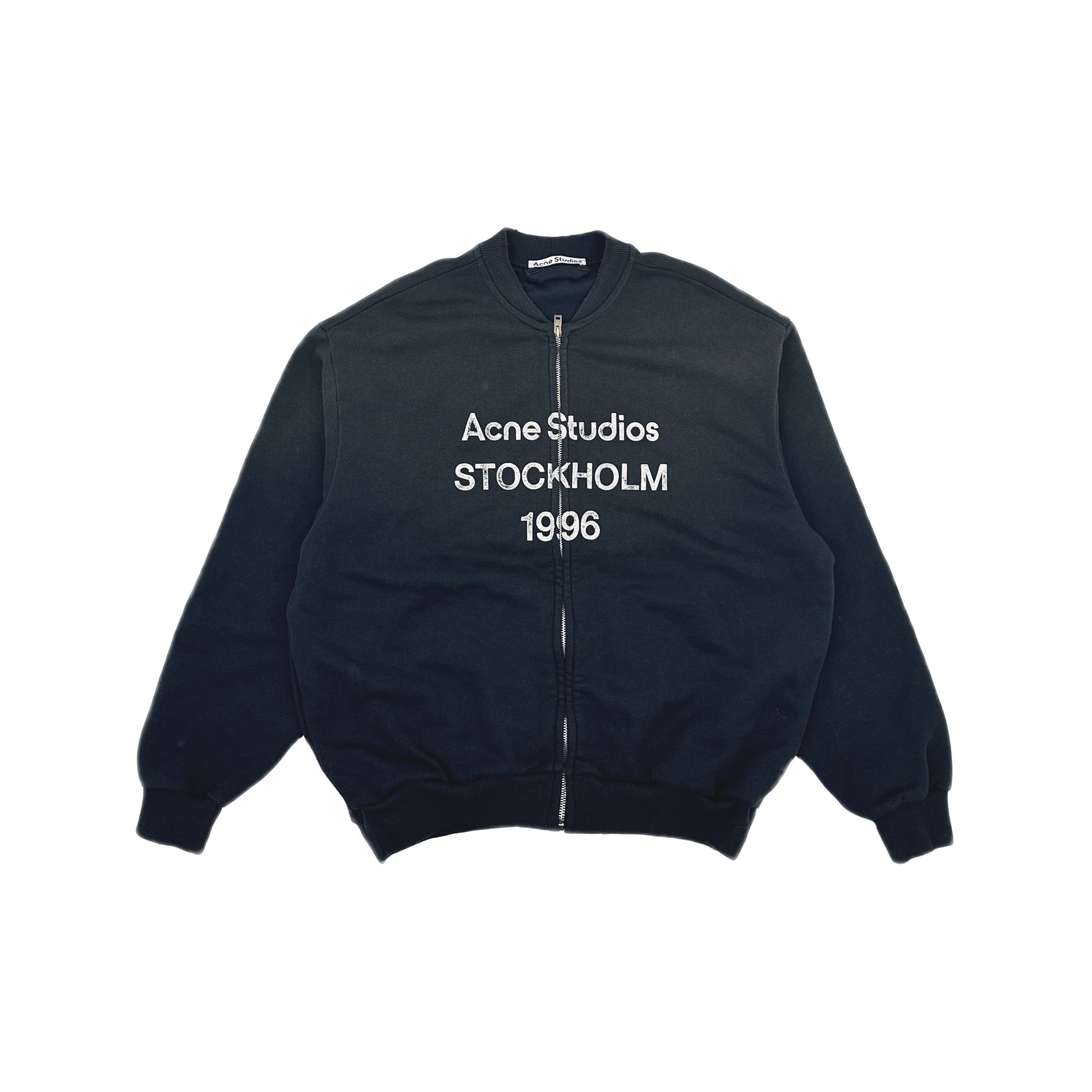 Acne Studios Acne Studios 1996 Faded Logo Bomber Jacket S Size US S / EU 44-46 / 1 - 1 Thumbnail