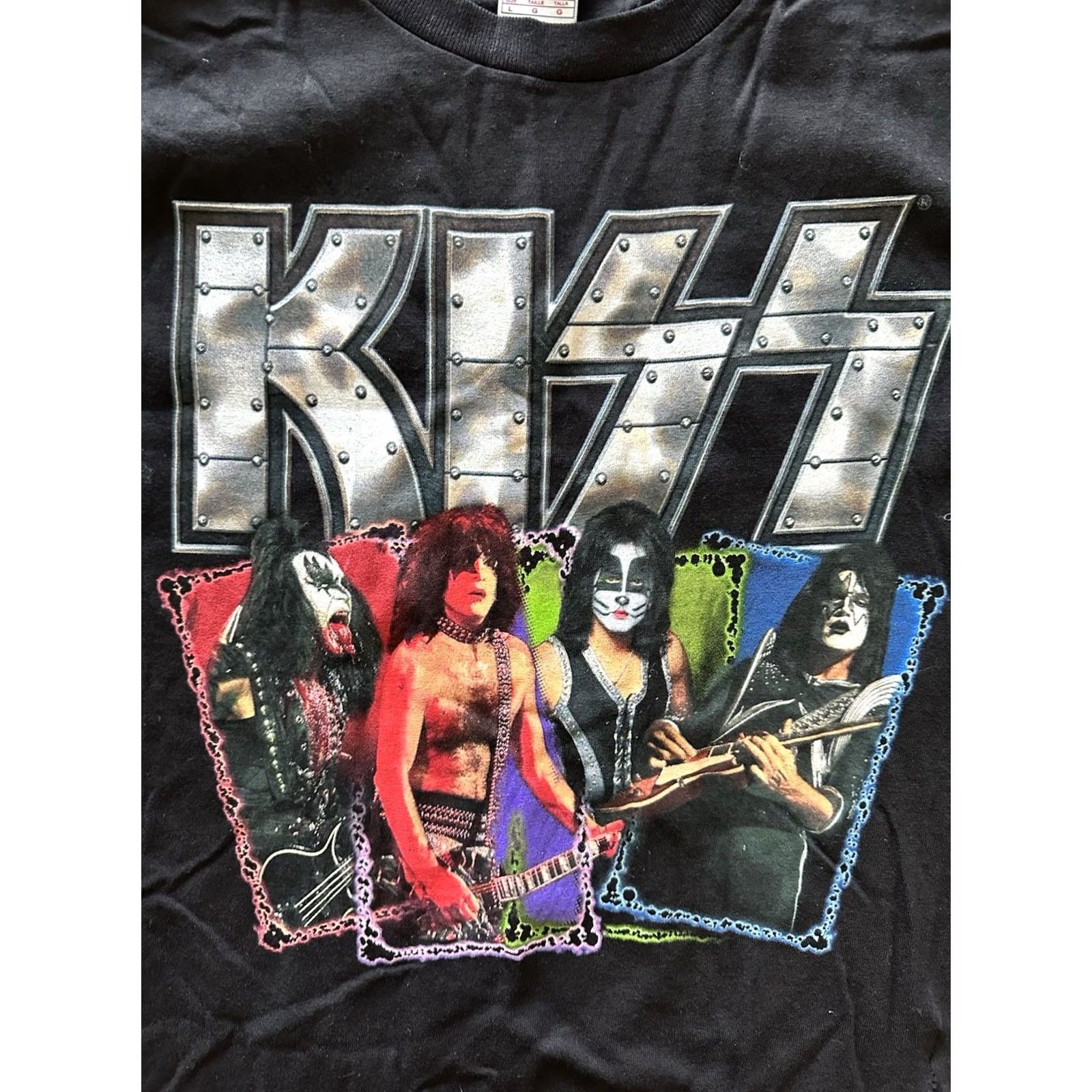 Vintage VINTAGE Kiss Shirt Adult Large Black Rock The Nation 2004 Concert Tour Band Y2K Tshirt Tee Mens Rock 2000s USA Size US L / EU 52-54 / 3 - 3 Thumbnail