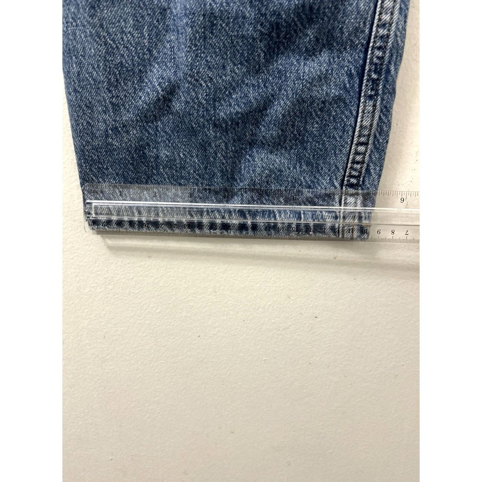 Levi's Levi's 565 Jeans Mens 32x28 Medium Wash Blue Denim 5-Pocket Straight Relaxed Fit Cotton Denim Jeans Size US 32 / EU 48 - 6 Thumbnail
