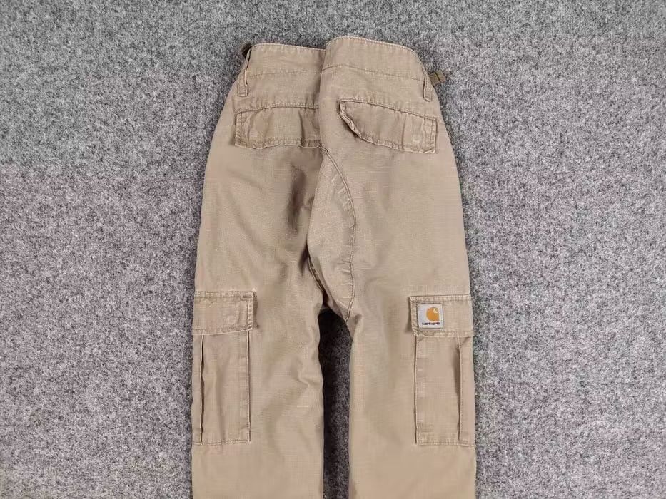 Carhartt Vintage 90's Carhartt WIP Aviation Beige Cargo Pants Travis Size US 30 / EU 46 - 3 Thumbnail