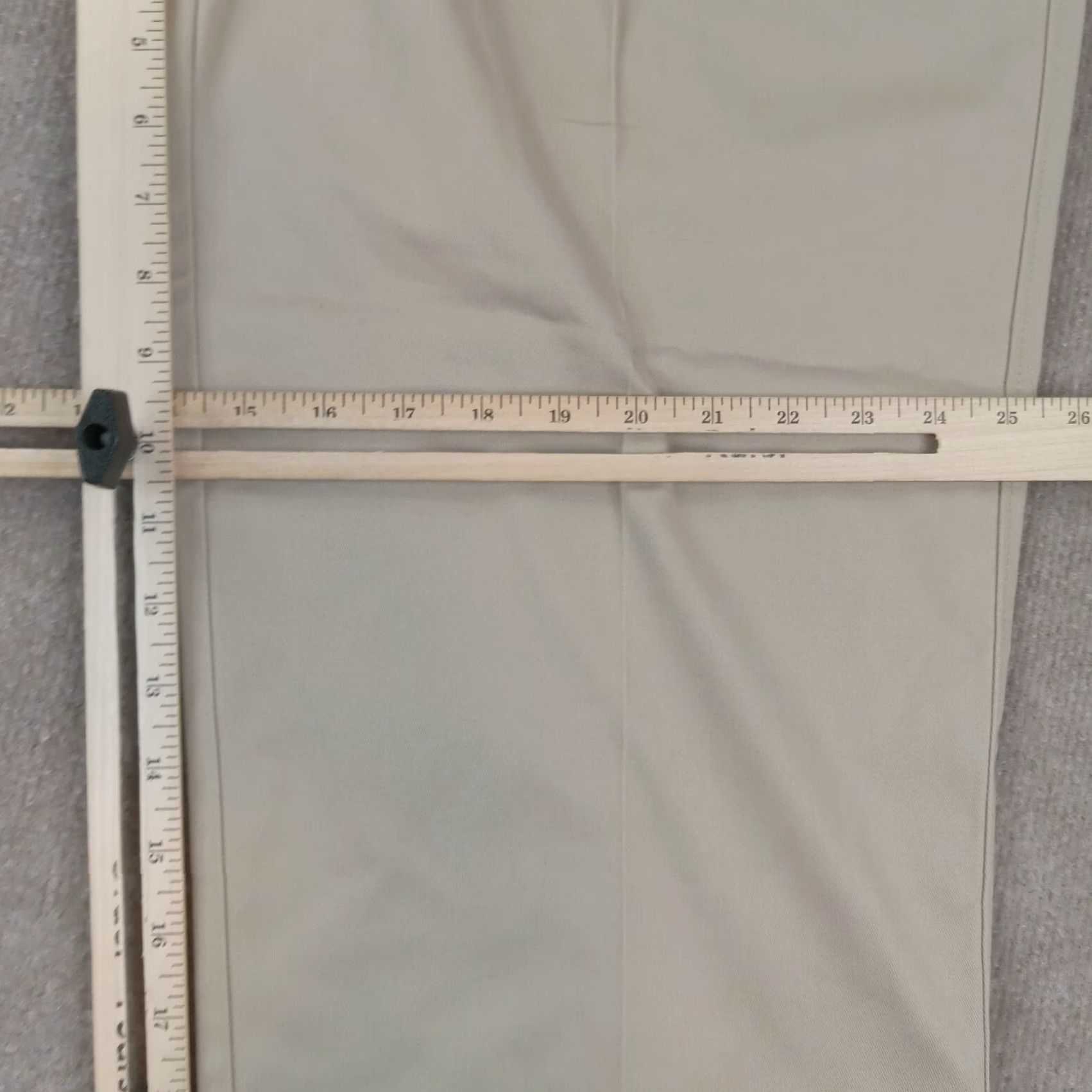 Vintage Oak Hill Mens Chino Pants 38x34 Beige Straight Leg Casual Cotton Size US 38 / EU 54 - 4 Thumbnail