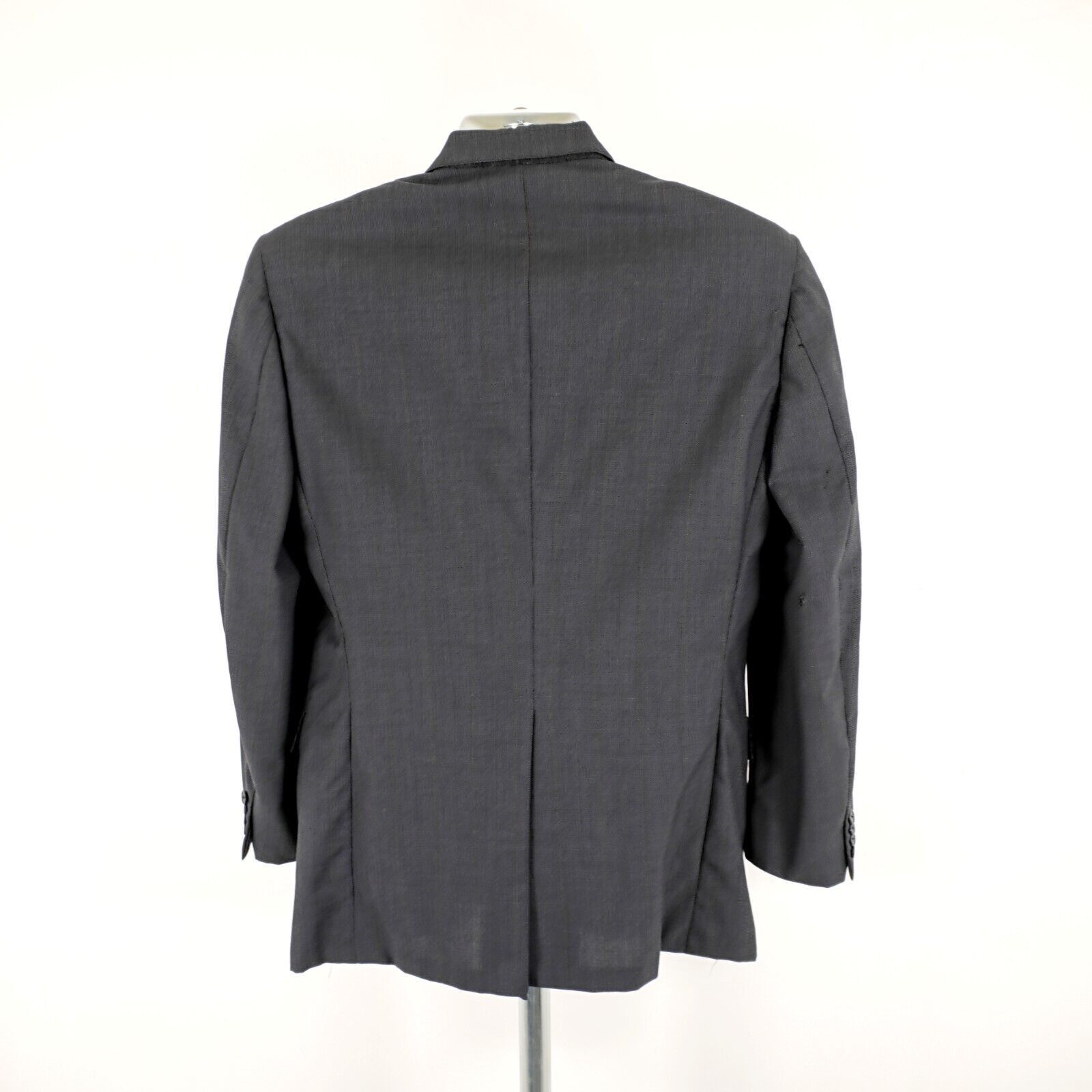 Southwick DAMAGED Southwick Wool Blue Check W/ Green Orange Striped Su Size 40R - 4 Thumbnail