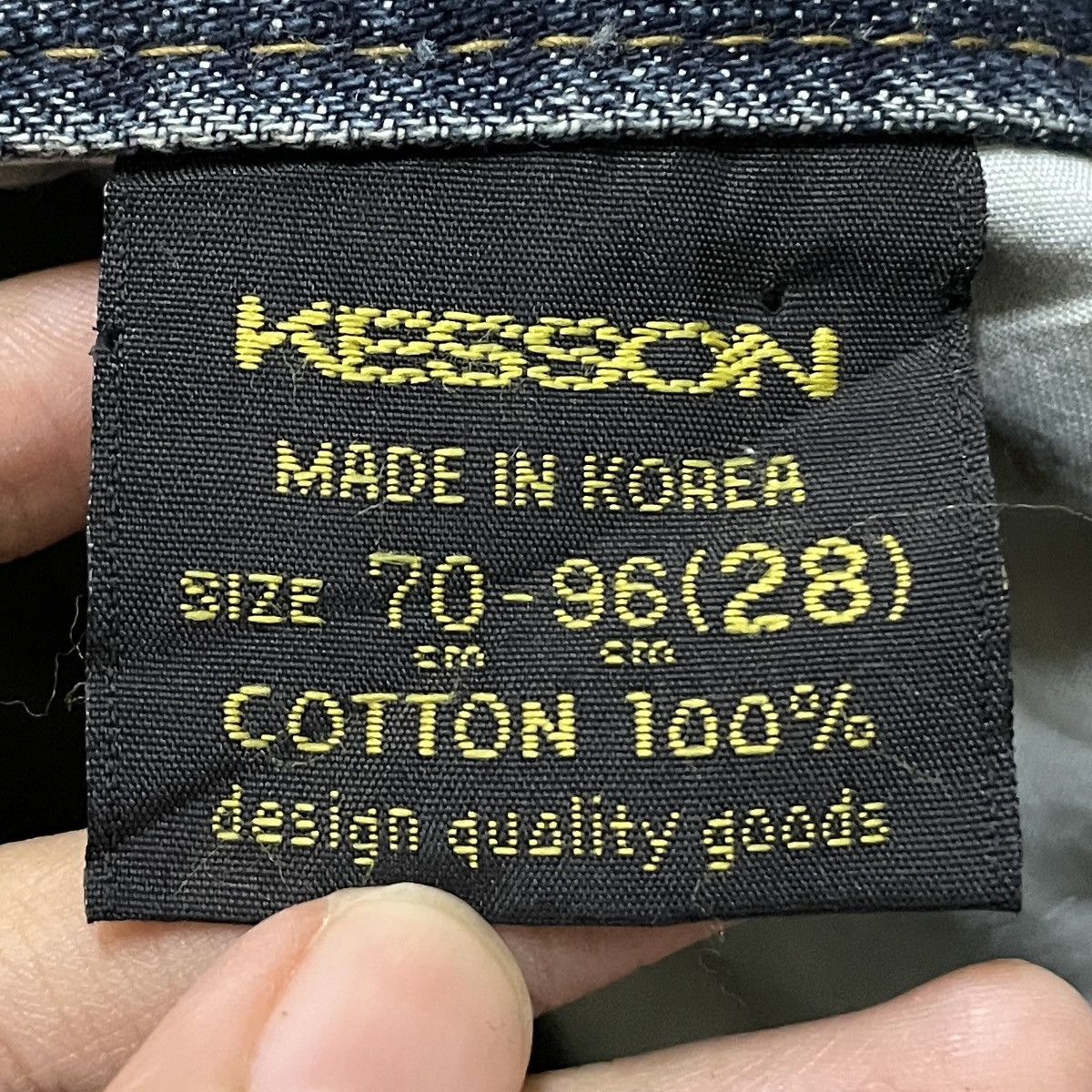 Vintage Rare Design Vintage Japanese Brand Kesson Flash Jeans 2000s Size US 29 - 13 Thumbnail