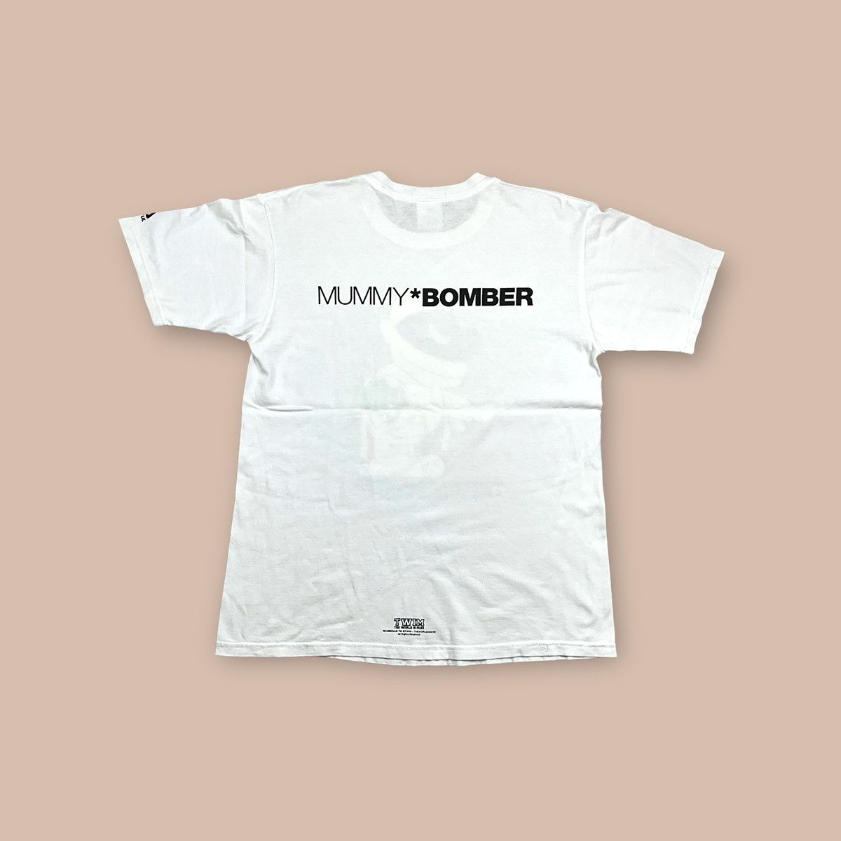 Japanese Brand VINTAGE 90s TWIM The World is Mine "MUMMY*BOMBER" TEE Size US L / EU 52-54 / 3 - 2 Thumbnail