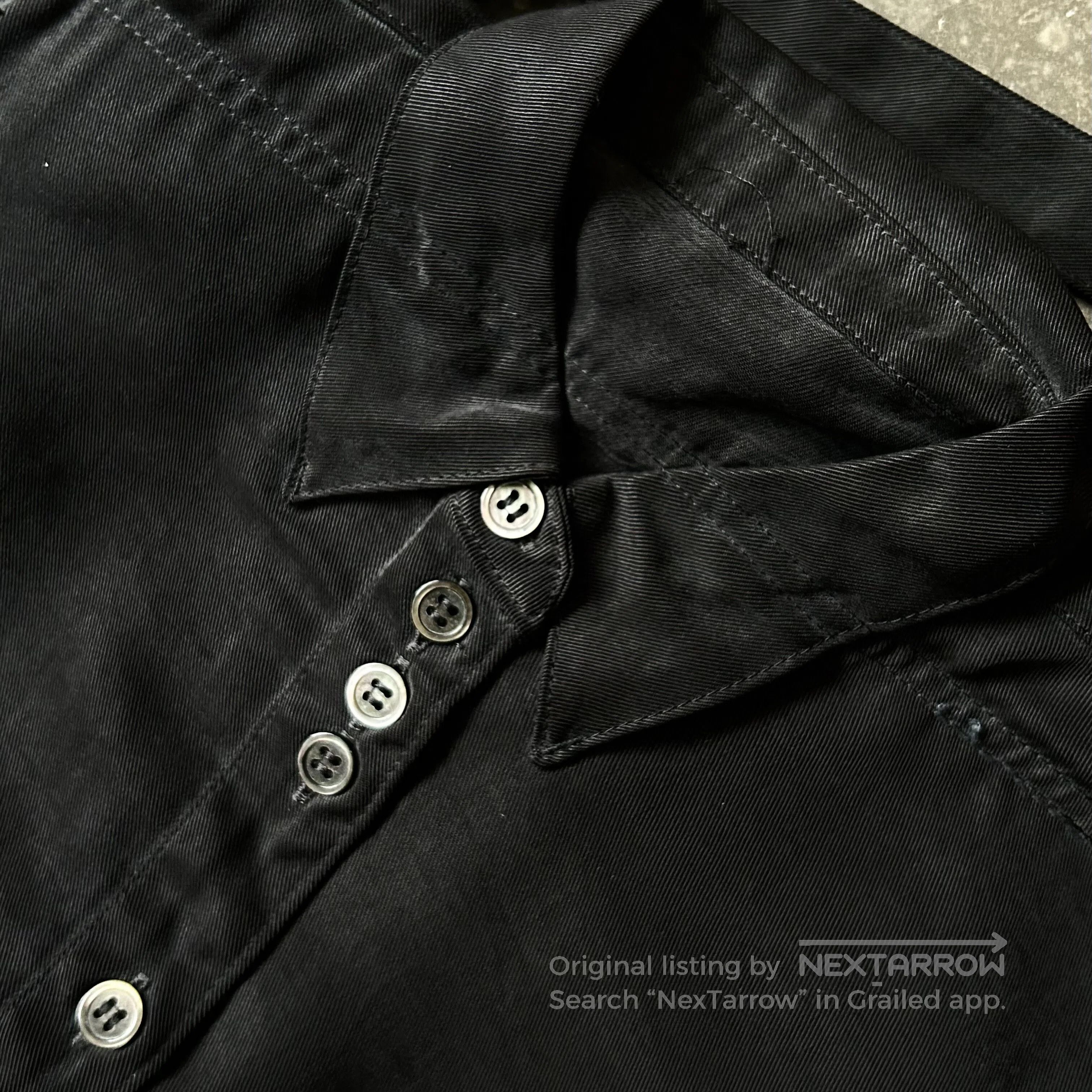 Undercover black deconstructed tie skirt. Size 33" - 5 Thumbnail