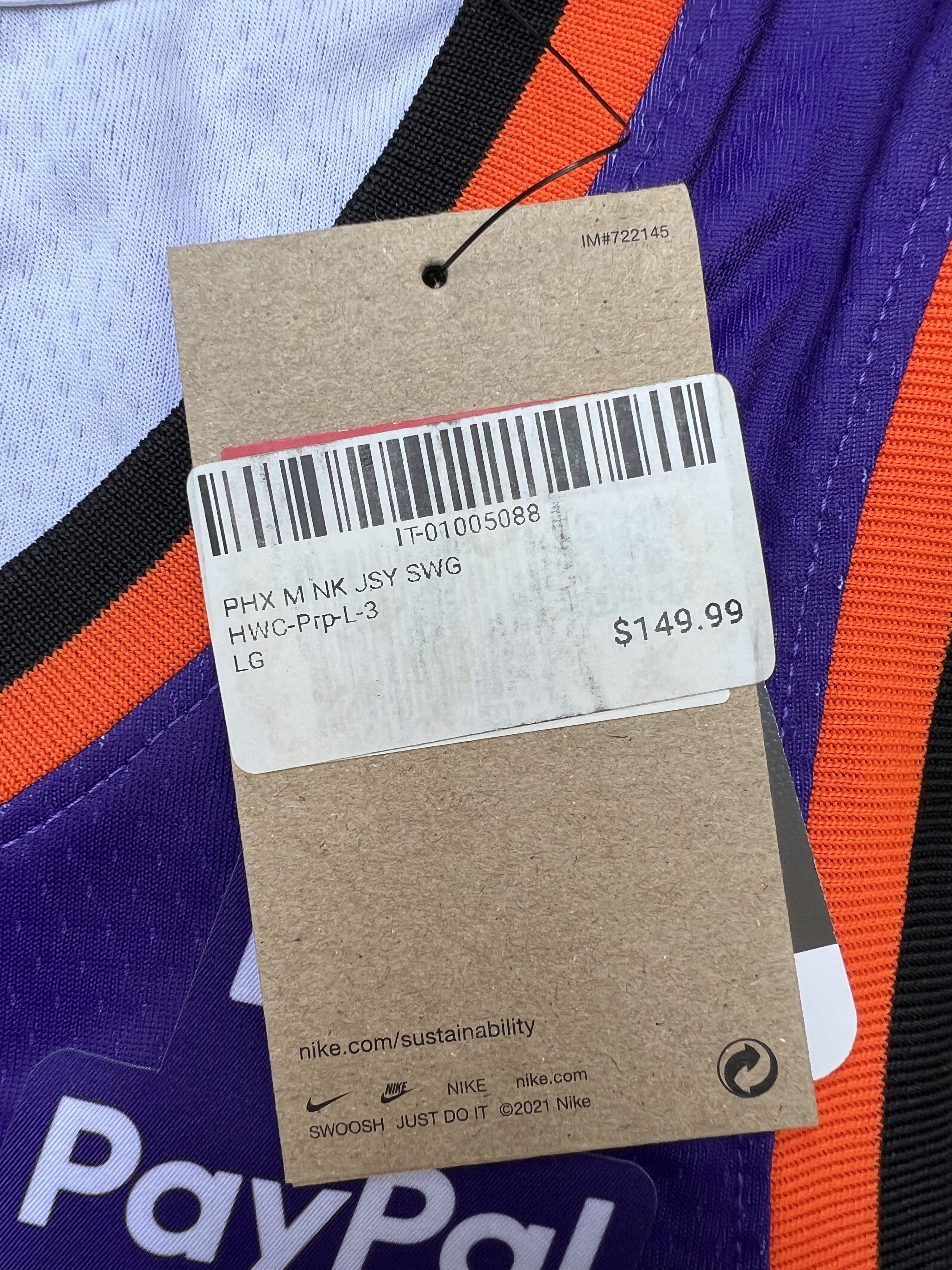 NBA × Nike Chris Paul Phoenix Suns 2022/2023 Nike Swingman Jersey Size US L / EU 52-54 / 3 - 5 Thumbnail
