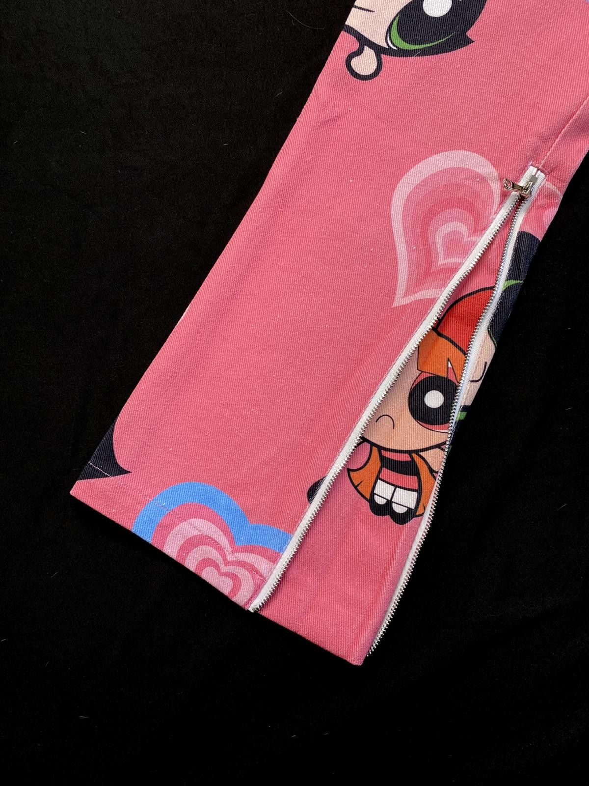 Japanese Brand Rare AONE4SURE The Powerpuff Girls Pink Unisex Pants S Size US 28 / EU 44 - 6 Thumbnail