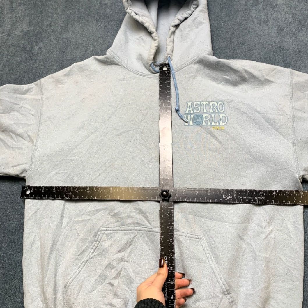 Hereu VINTAGE Astroworld Wish You Were Here Tour Staff Hoodie Mens XL Blue Fleece Lined Casual Size US XL / EU 56 / 4 - 7 Thumbnail
