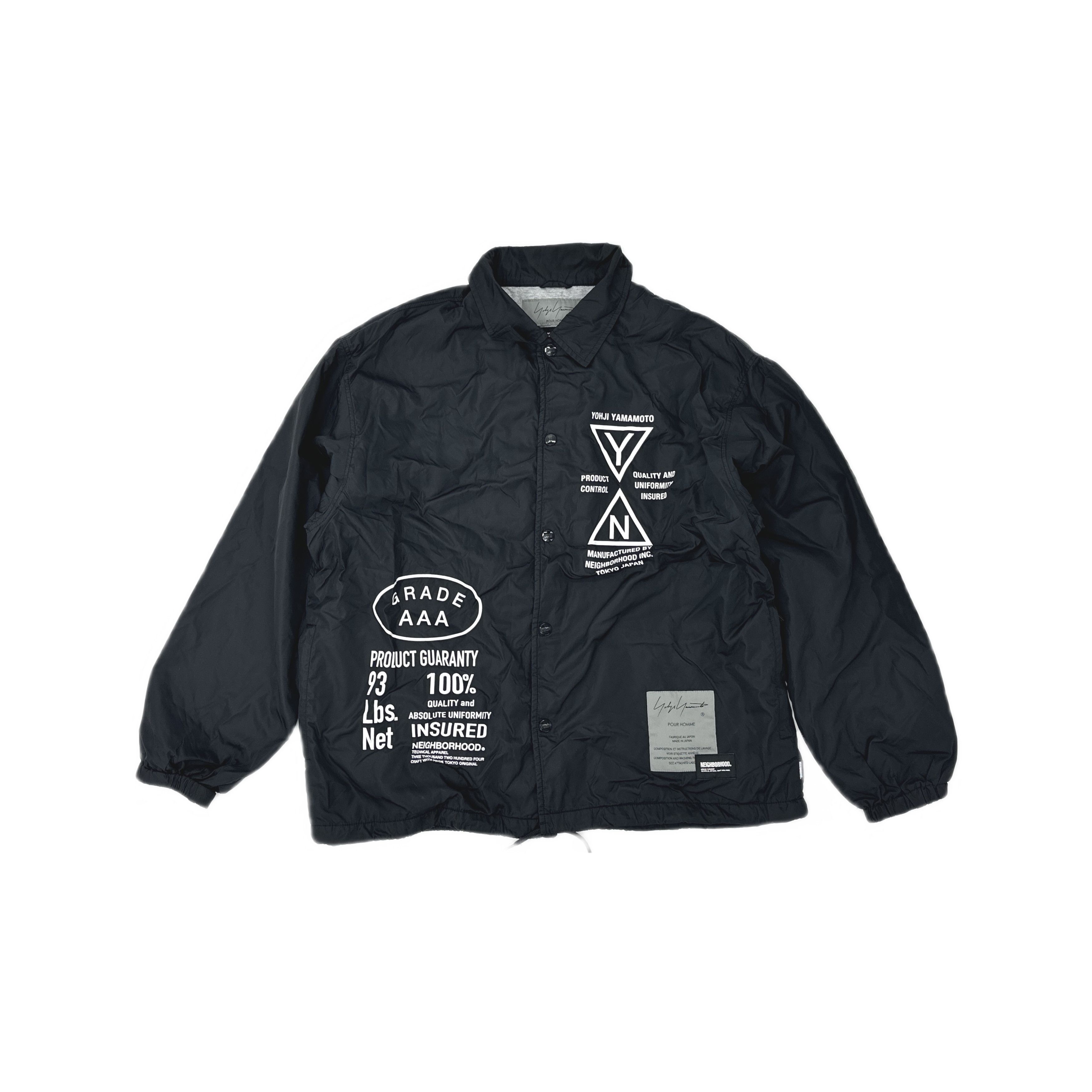 Neighborhood NEIGHBORHOOD x Yohji Yamamoto Graphic Coach Jacket Size L Size US L / EU 52-54 / 3 - 1 Thumbnail