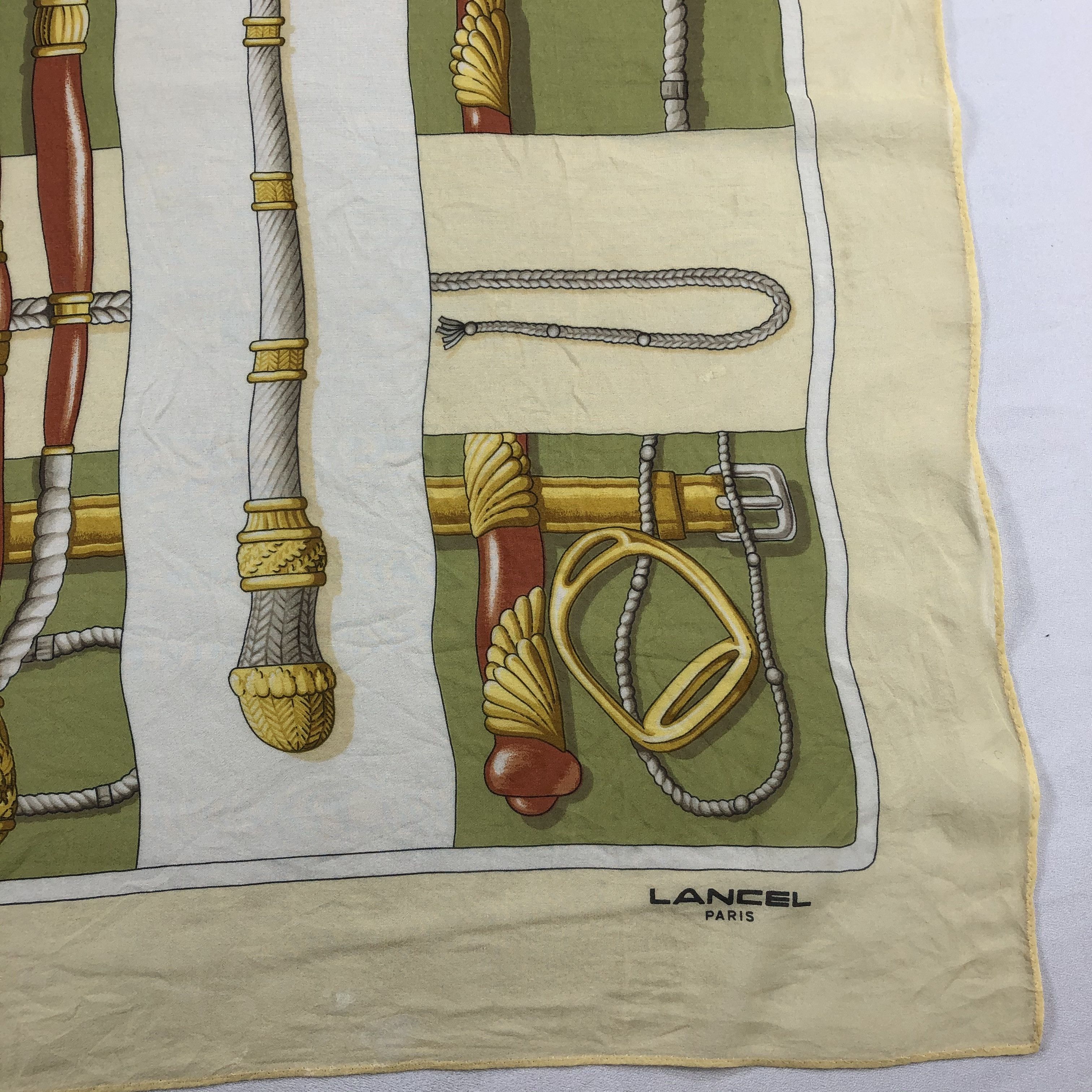 Lancel Vintage Lancel Silk Scarf Size ONE SIZE - 4 Thumbnail