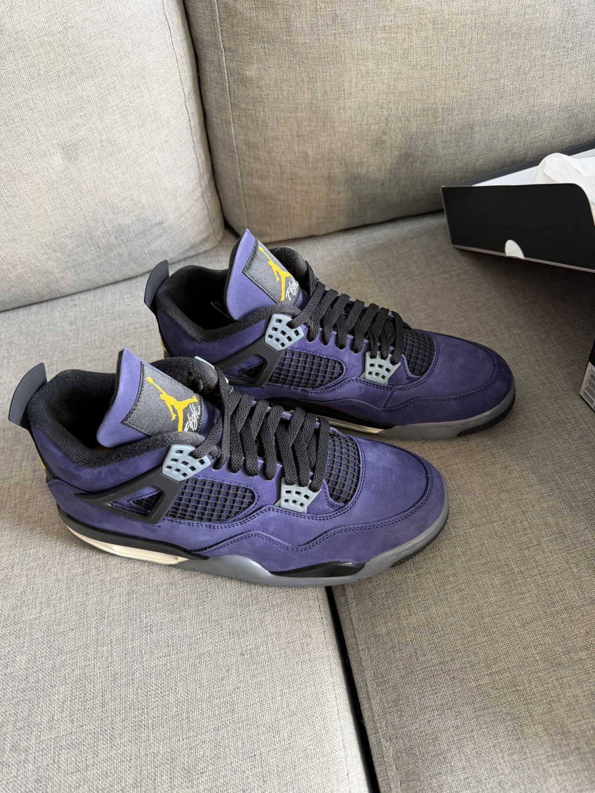 Jordan Brand Jordan retro 4 Lakers Size US 10.5 / EU 43-44 - 7 Thumbnail