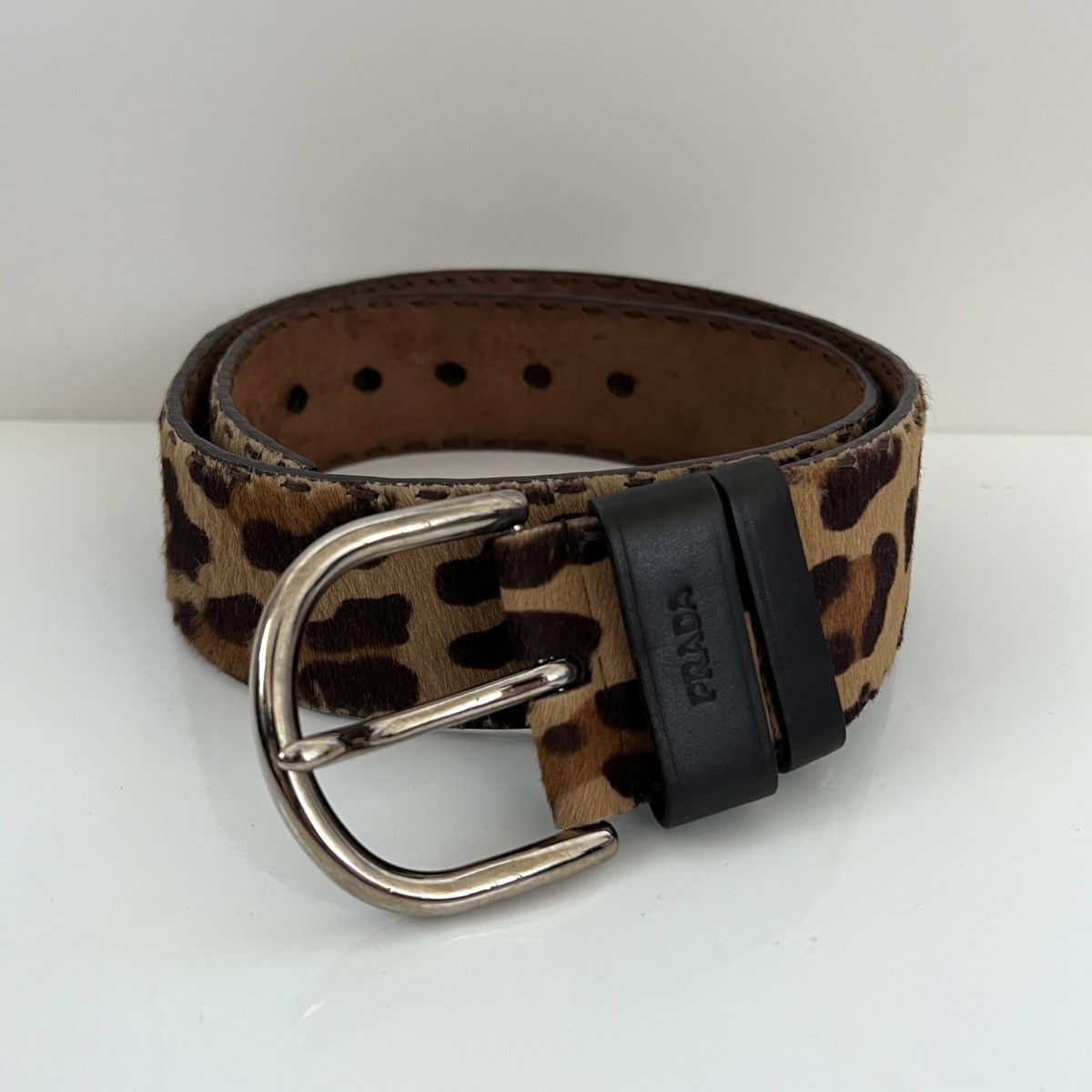 Prada FW17 Leopard Fur Belt | Grailed