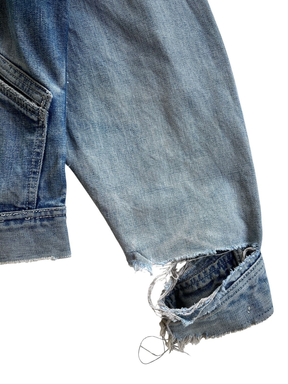 Lee Destroyed❗️70s Lee Jelt 91 B Distressed Jacket Size US L / EU 52-54 / 3 - 21 Thumbnail