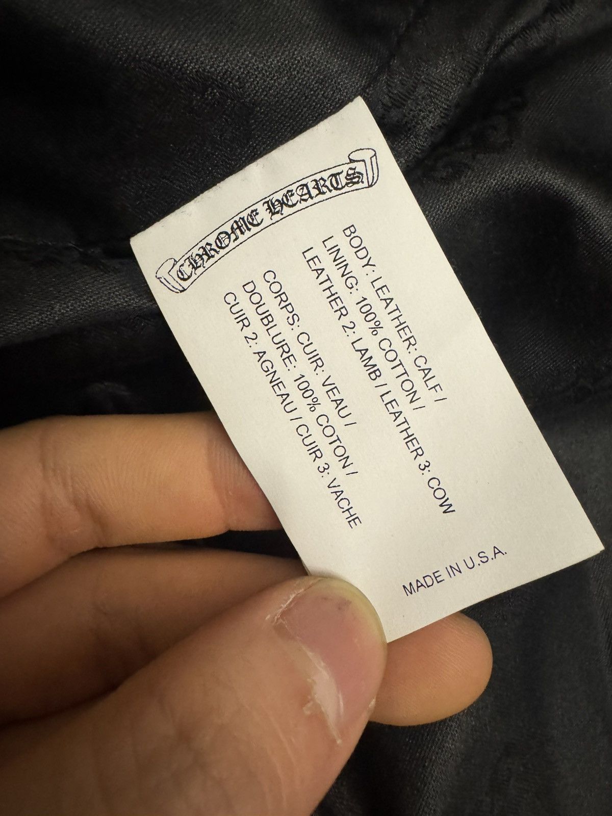 Chrome Hearts chrome hearts sex records leather jacket Size US L / EU 52-54 / 3 - 12 Thumbnail
