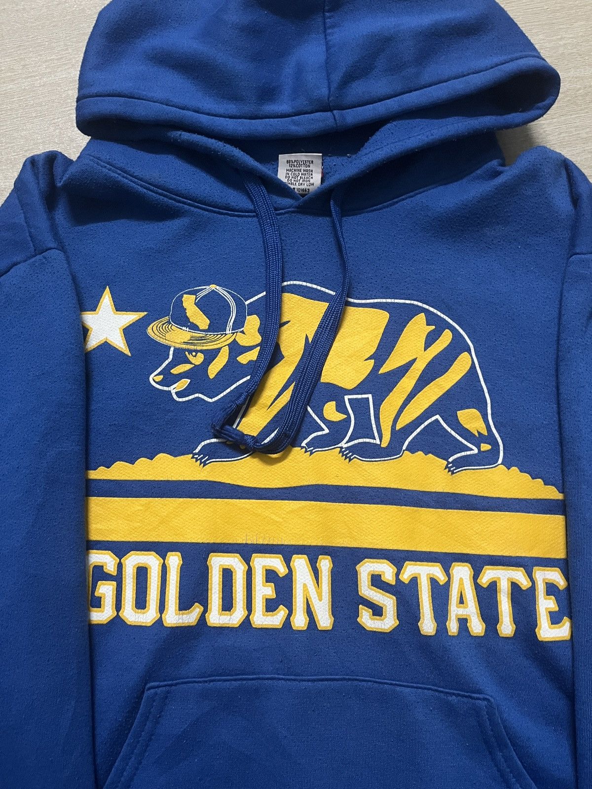 NBA × Vintage Vtg Golden State Hoodie Size US XL / EU 56 / 4 - 1 Thumbnail