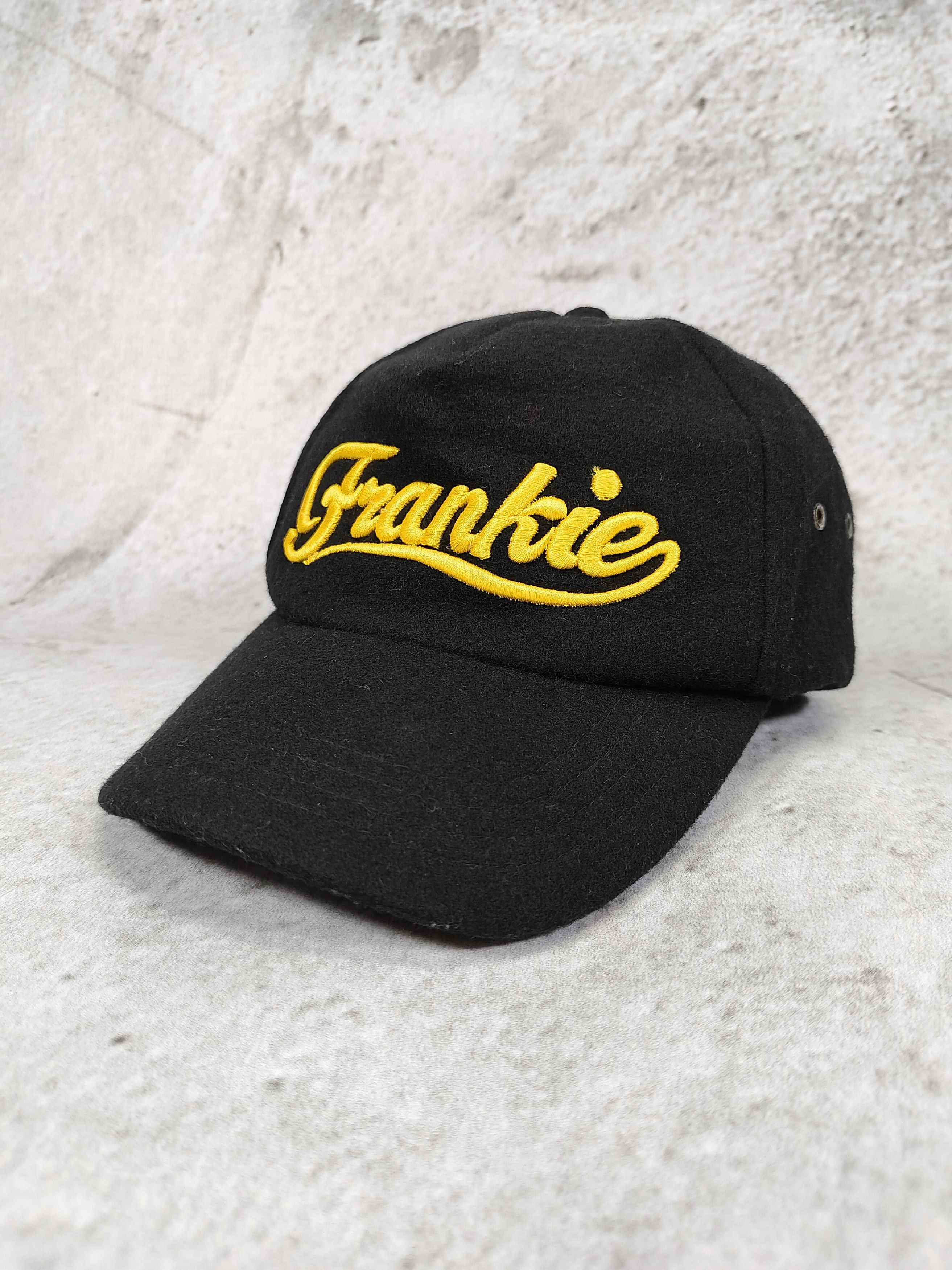 Frankie Morello 00s Frankie Morello-Archive Script Logo Embroidered Wool Cap Size ONE SIZE - 2 Thumbnail