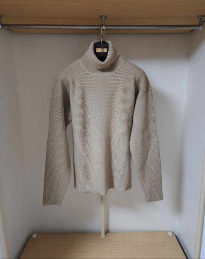 Tom Ford o1sm1stk0824 Knit Wool Rollneck Sweater in Light Brown Size US S / EU 44-46 / 1 - 1 Thumbnail