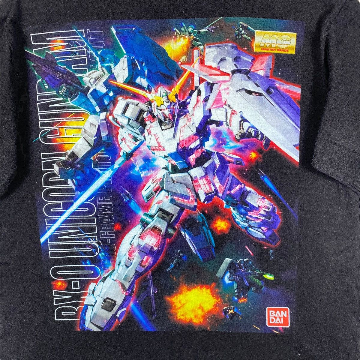 Anime × Japanese Brand GUNDAM FULL PRINT By Bandai Anime Gunpla Tee Shirt Free Size Size US M / EU 48-50 / 2 - 2 Thumbnail