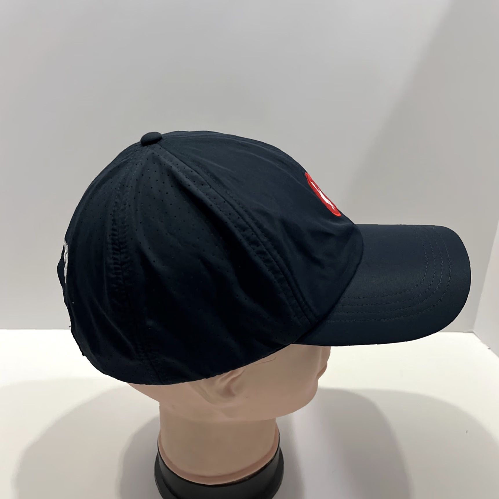 Vintage Zaxbys Hat Mens One Size Blue Baseball Cap Solid Pattern Size ONE SIZE - 4 Thumbnail