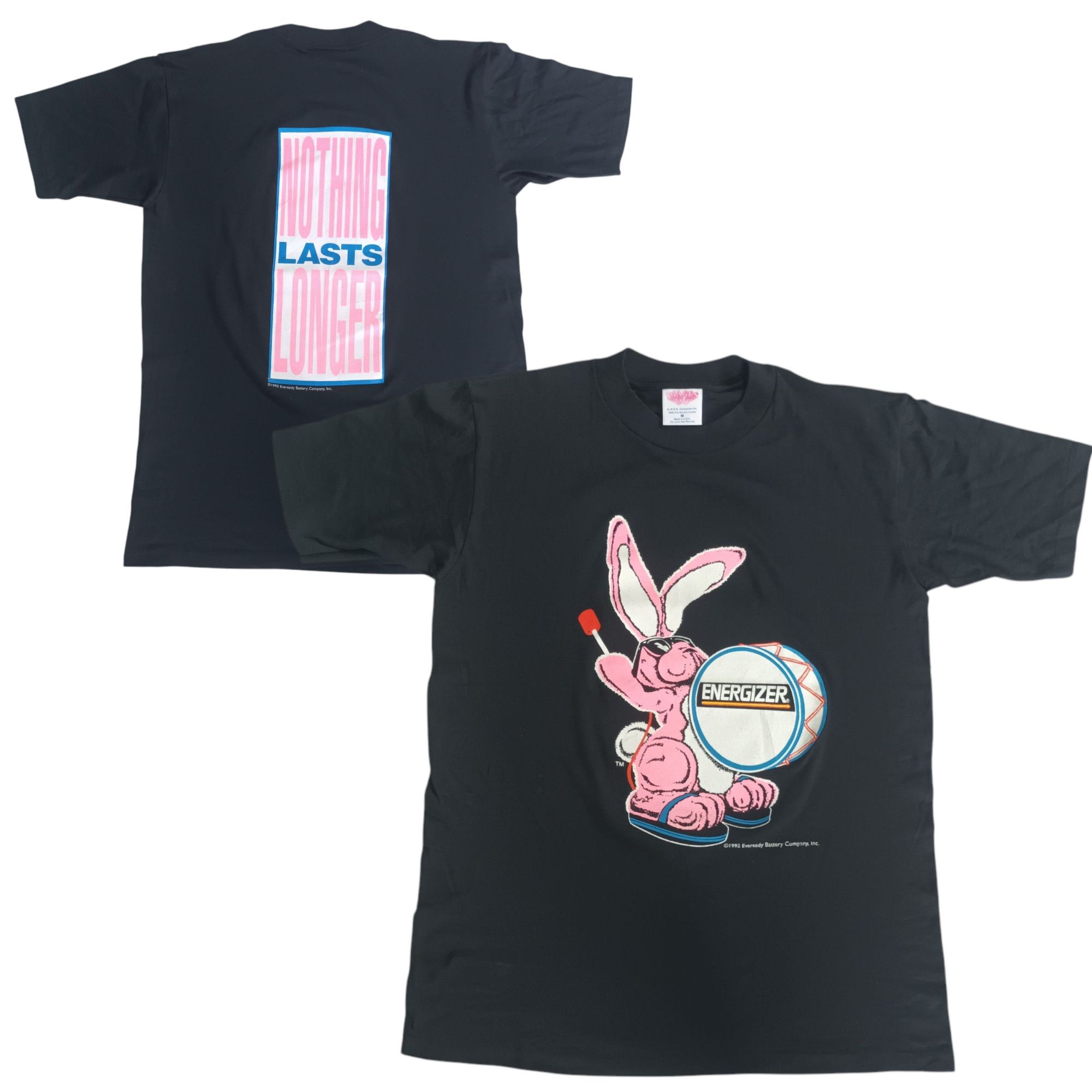 Vintage vintage t shirt vintage 90s ENERGIZER 1992 .NOS Condition . Size US M / EU 48-50 / 2 - 7 Thumbnail