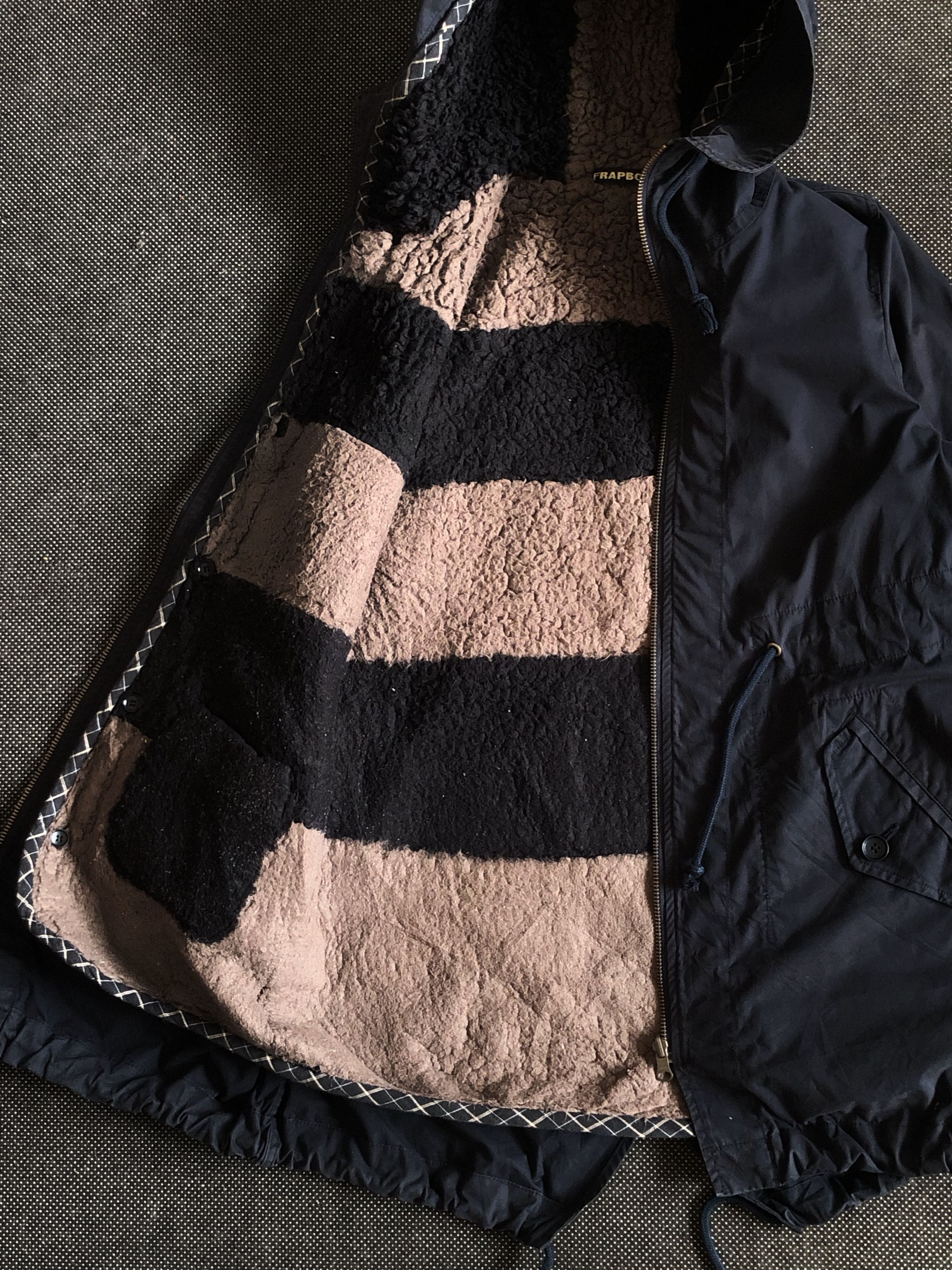 Frapbois VINTAGE FRAPBOIS DRAWSTRING PARKA WITH SHERPA LINING Size S / US 4 / IT 40 - 8 Thumbnail