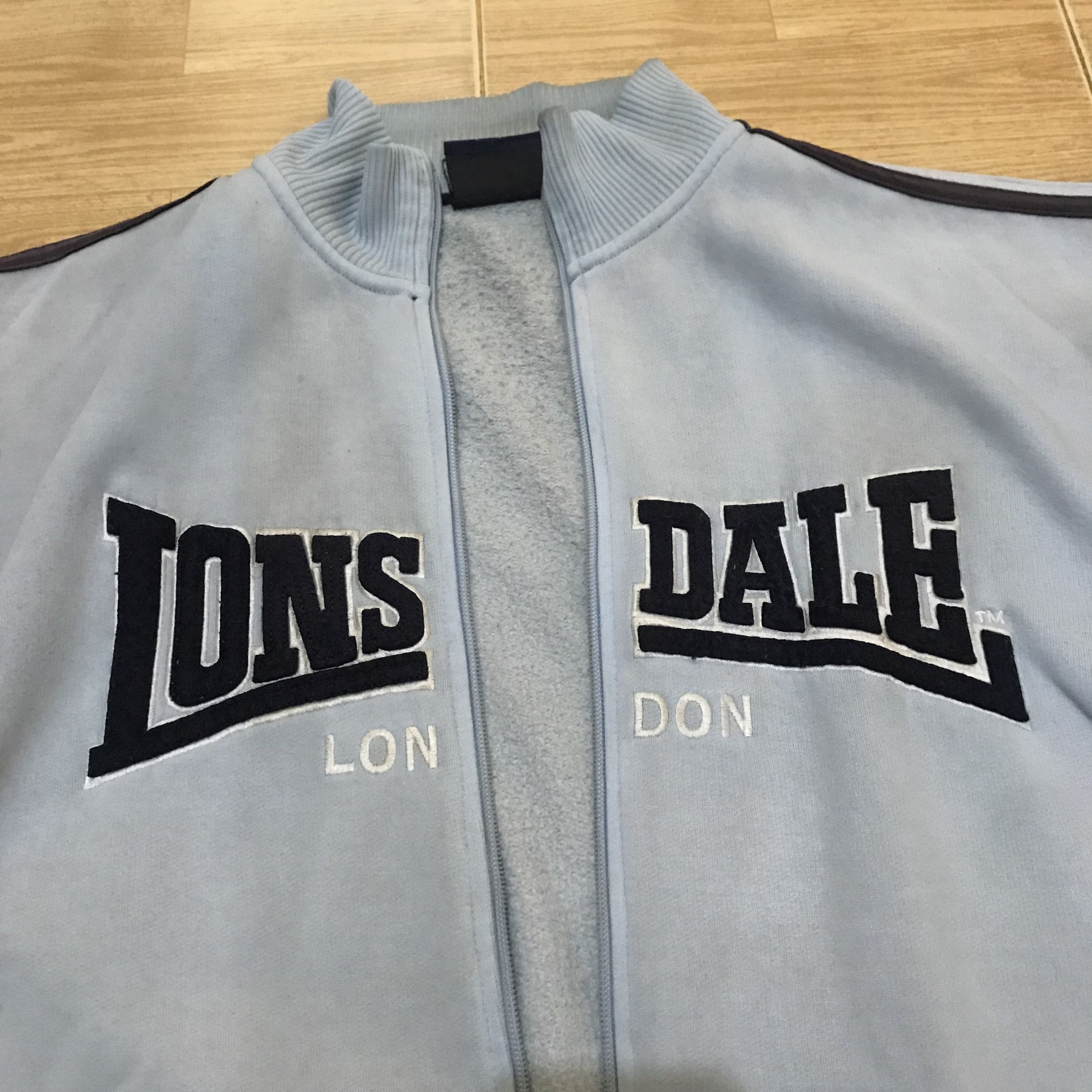 Lonsdale Lonsdale Tracktop Jacket Lightweight Salt Blue Size L Size US L / EU 52-54 / 3 - 3 Thumbnail