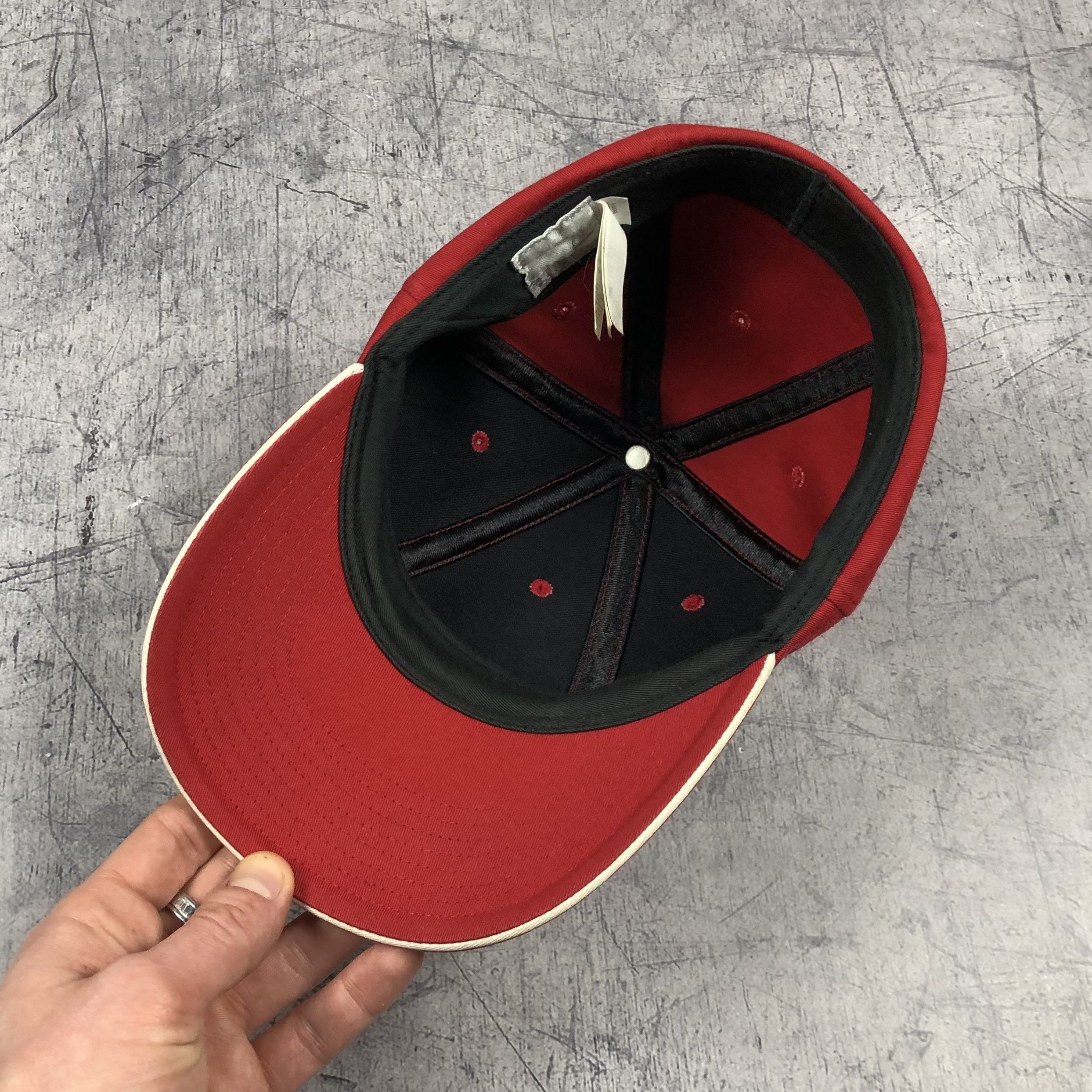 Nike Vintage Nike Volume Rubber Logo Cortez Cap drill Size ONE SIZE - 8 Thumbnail