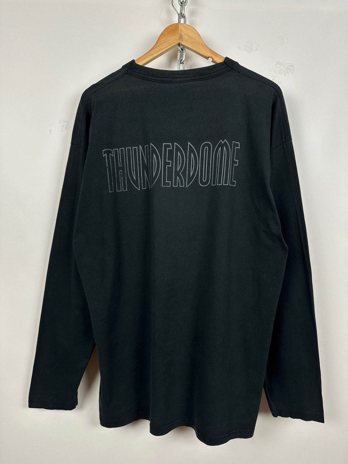 Thunderdome 1998 Vintage Thunderdome Gabber Band Long Sleeve T-Shirt Size US XL / EU 56 / 4 - 2 Thumbnail