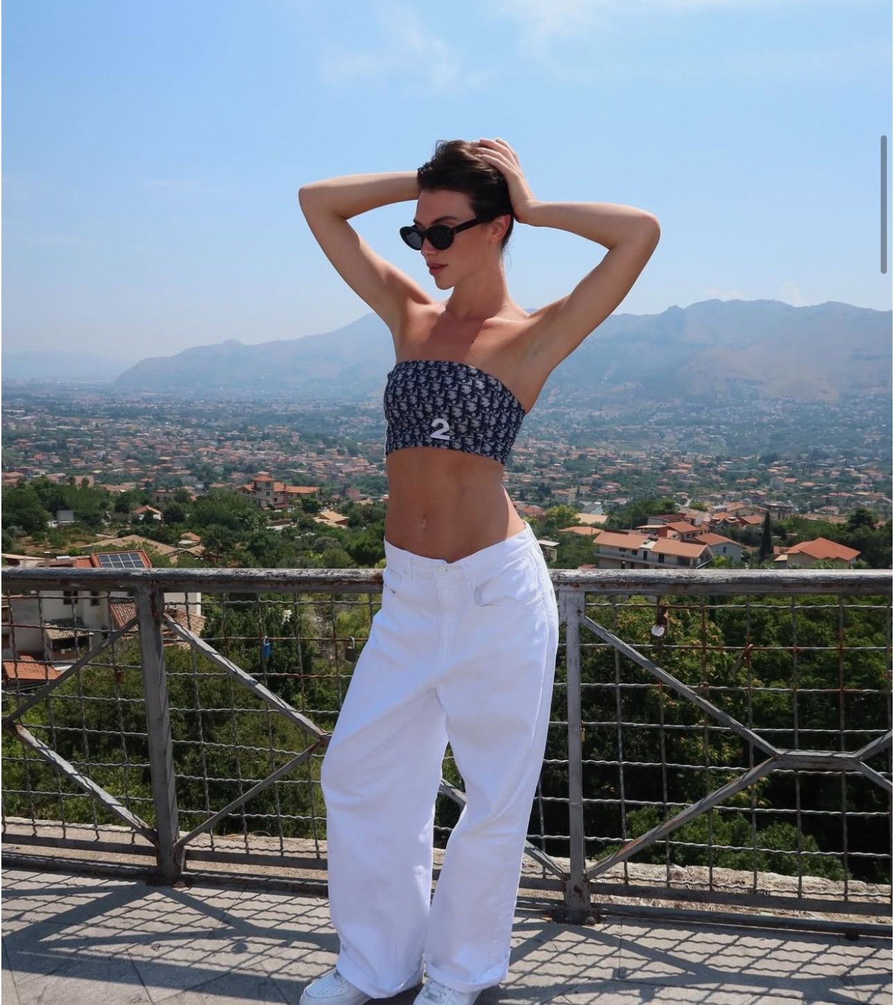 DIOR #2 AYSYMETRICAL BATHING SUIT