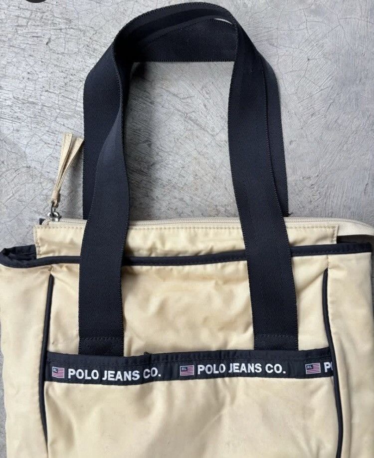 Lauren Ralph Lauren × Polo Ralph Lauren Vintage Polo Ralph Lauren Jeans.Co Totebag Size ONE SIZE - 2 Thumbnail