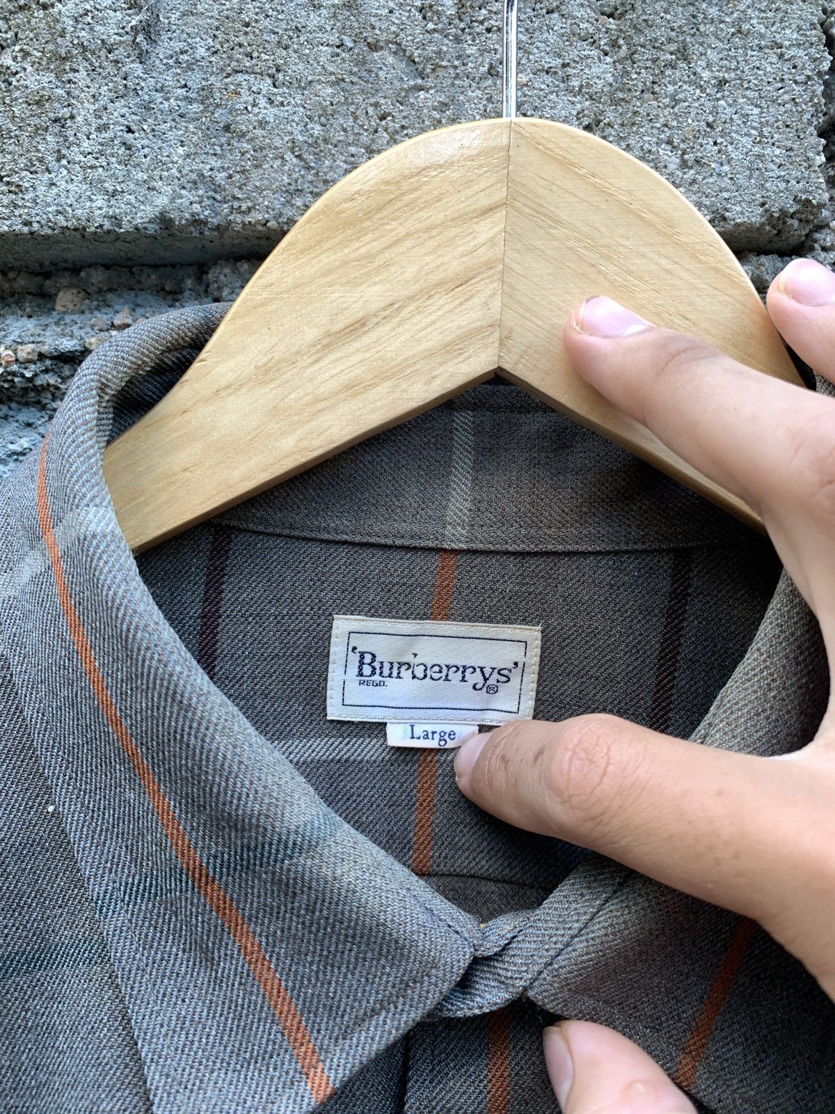 Burberry × Vintage Vintage Burberrys Button Up Jacket Size US M / EU 48-50 / 2 - 2 Thumbnail