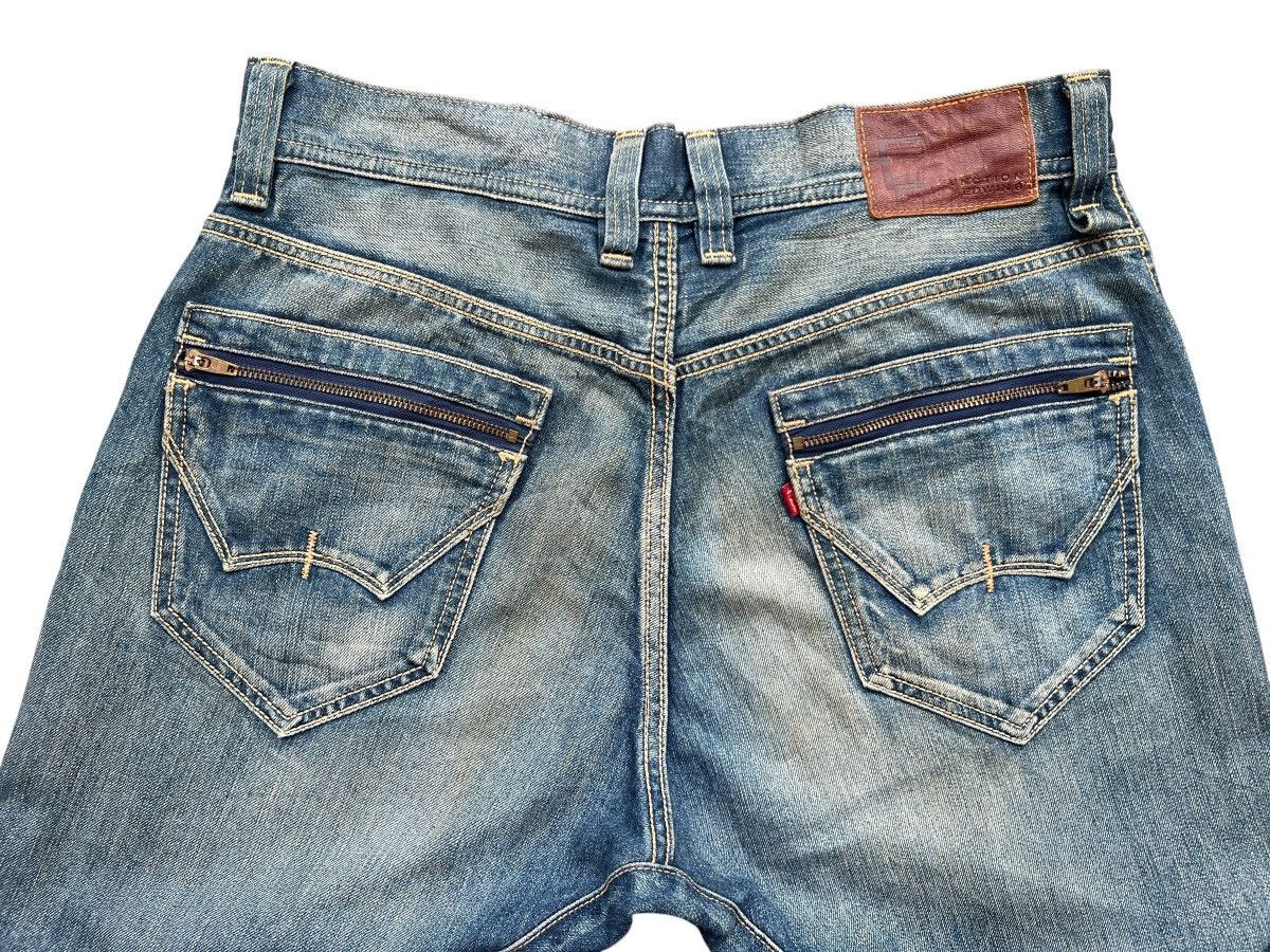 Edwin Vintage Edwin Function Distressed Denim Jeans 35x34 Size US 35 - 8 Thumbnail