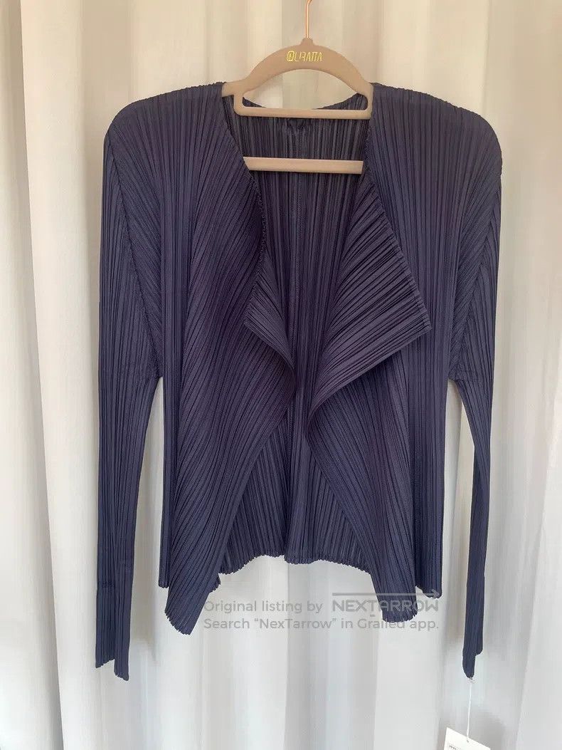 Issey Miyake Navy Blue Coat