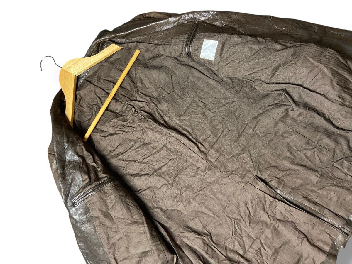 Takeo Kikuchi Vintage Takeo Kikuchi Genuine Leather Blazer (147) Size US XXS / EU 40 - 3 Thumbnail