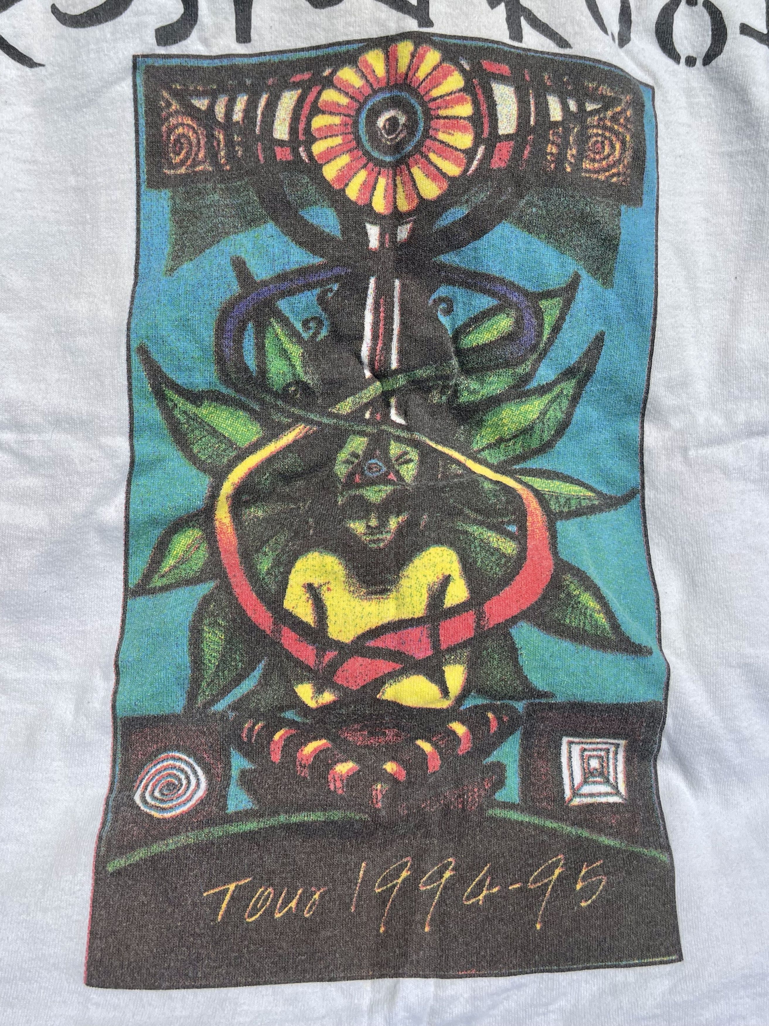 Band Tees × Vintage 1995 Rusted Root Crop 90's Vintage Rock Band Tour T-Shirt Size US XL / EU 56 / 4 - 6 Thumbnail