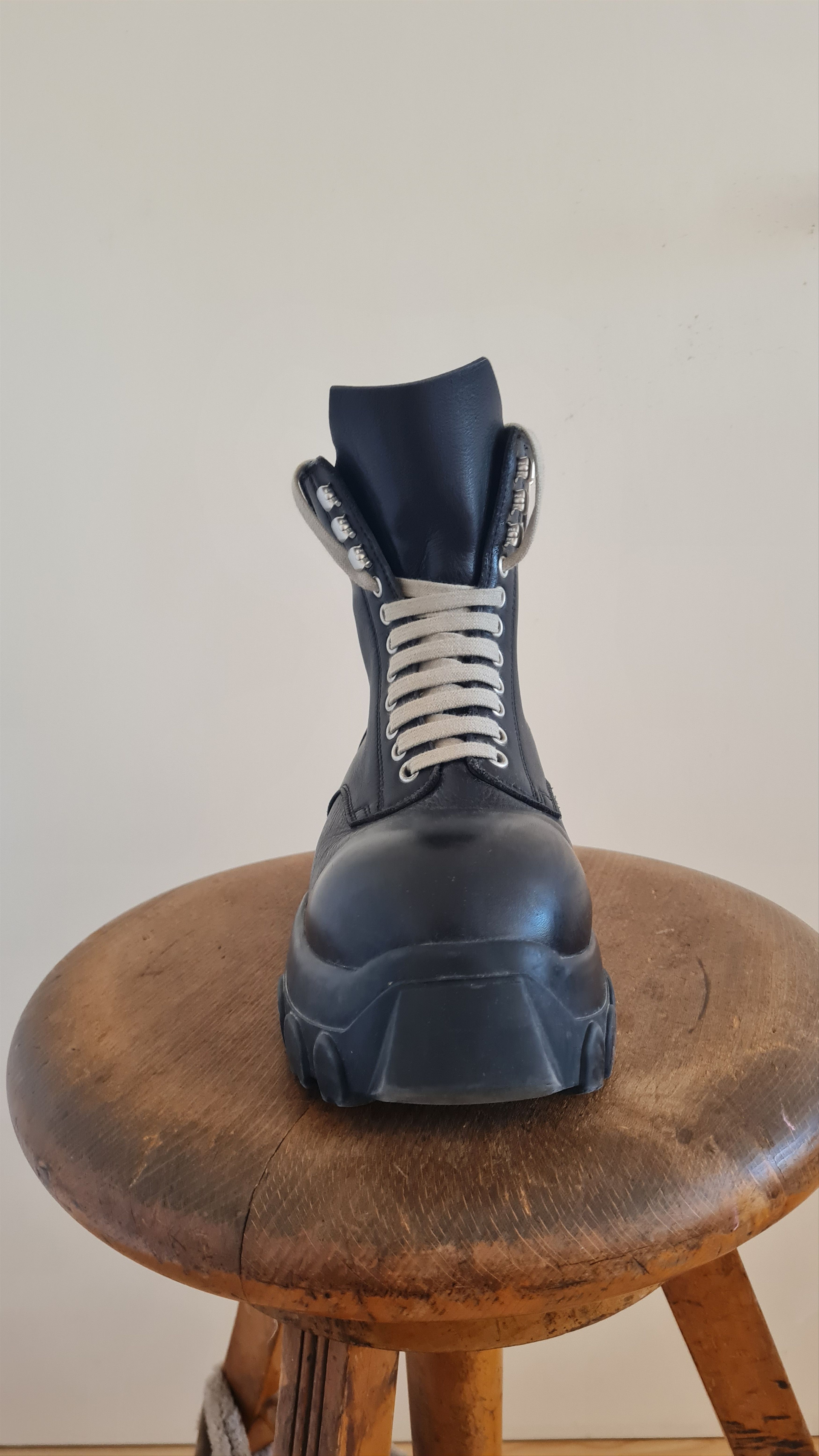 Rick Owens Mainline Rick Owens | Black Bozo Tractor Army Boots Size US 8 / EU 41 - 6 Thumbnail