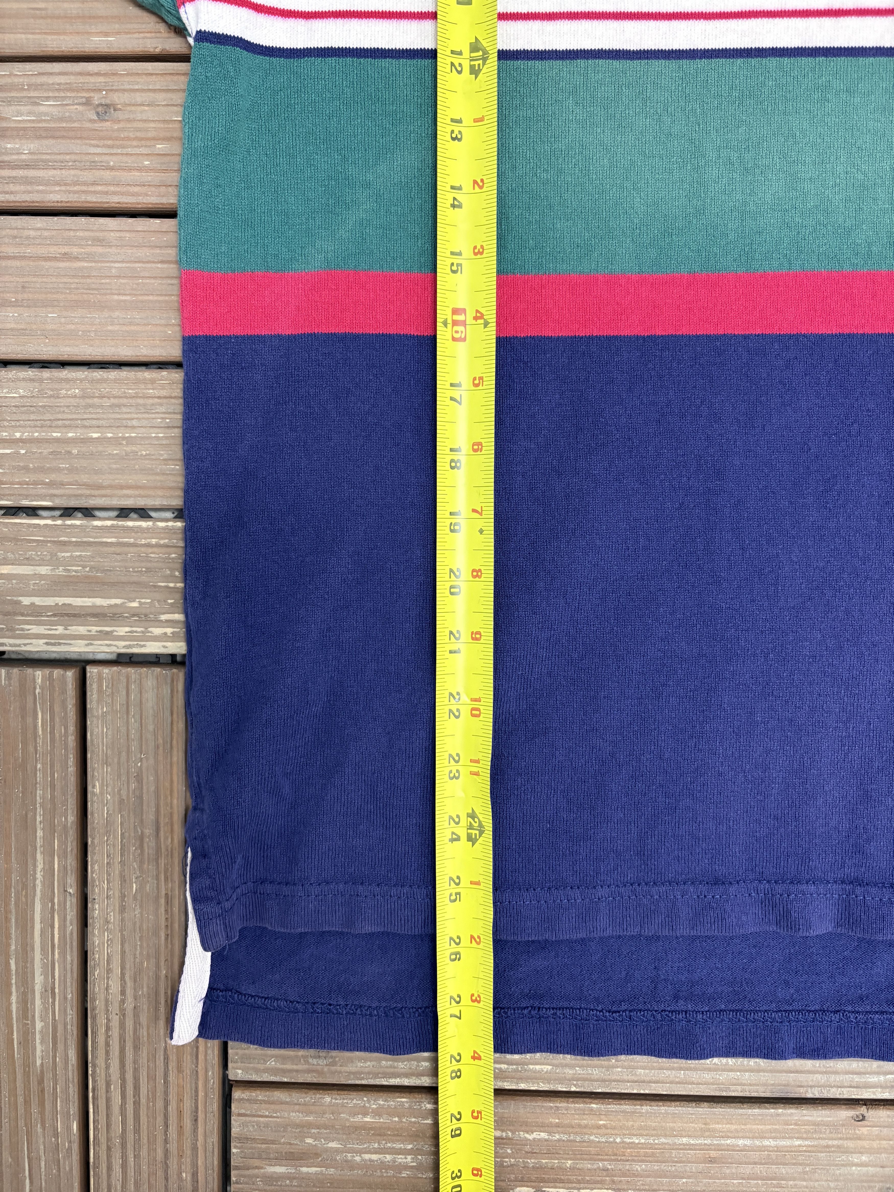 Eddie Bauer Eddie Bauer Striped Vintage Blue Hoodie Sweater Size US M / EU 48-50 / 2 - 8 Thumbnail