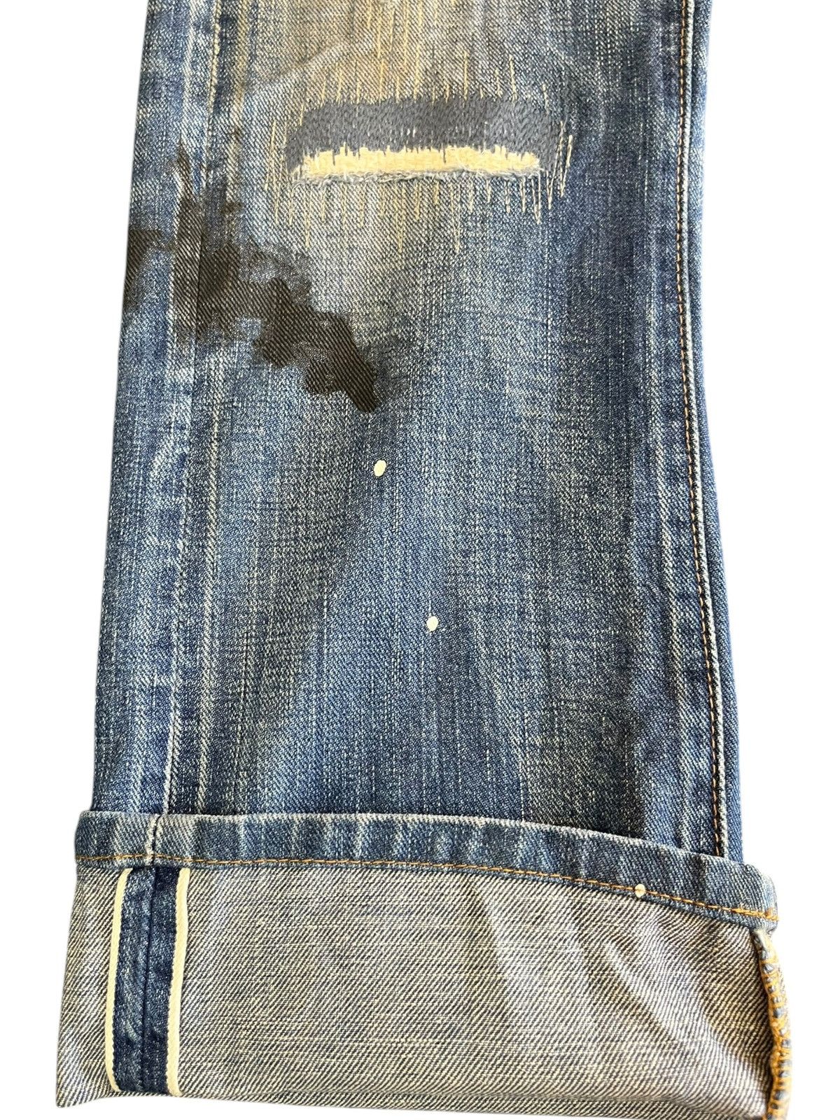 Johnbull × KOJIMA GENES × Kaihara Denim Vintage JohnBull Selvedge Reconstructed Denim Size US 30 / EU 46 - 3 Thumbnail
