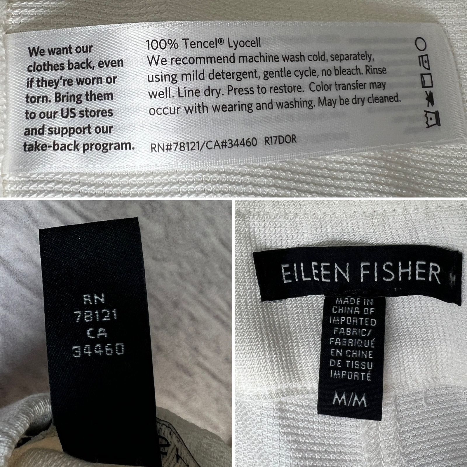 Eileen Fisher Eileen Fisher Resort Wide Leg Pants Womens M Size 32" / US 10 / IT 46 - 3 Thumbnail