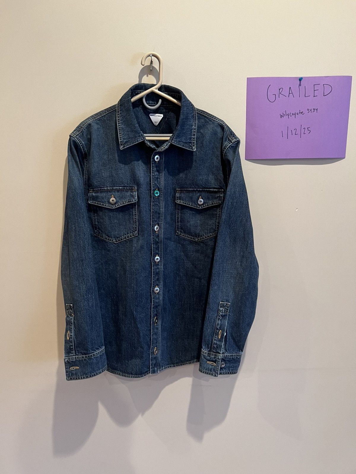 Bottega Veneta Bottega Veneta Denim Shirt Jacket ‘22 Size US L / EU 52-54 / 3 - 1 Thumbnail