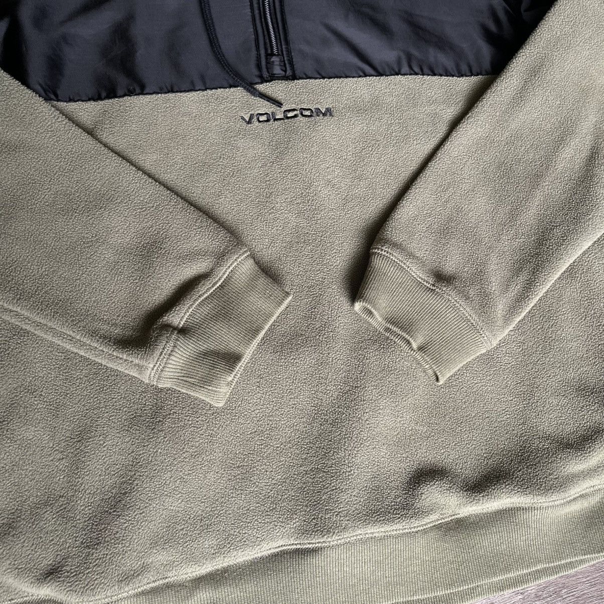 Volcom Vintage Volcom Skateboards 1/2 Half Zip Fleece Hooded Jacket Size US S / EU 44-46 / 1 - 4 Thumbnail