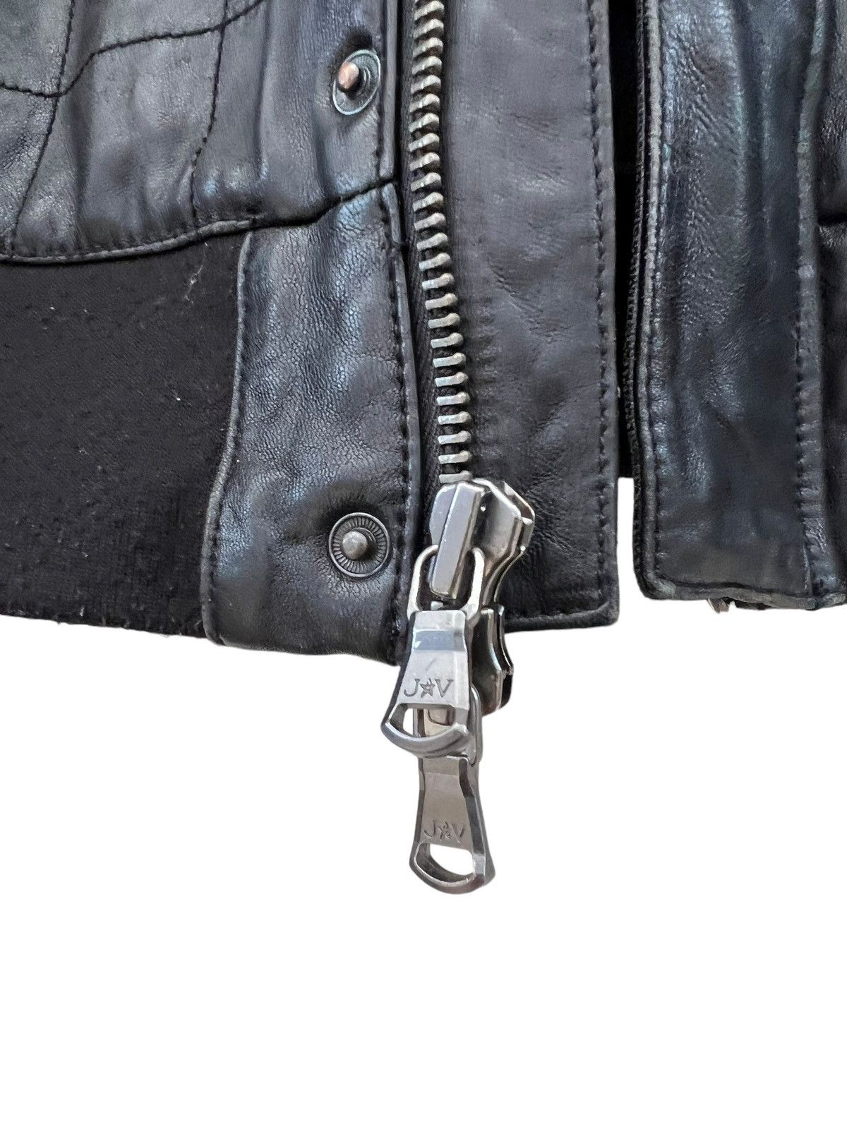 John Varvatos FA/14 John Varvatos Black Sheep Skin Leather Jacket Hoodie Size US S / EU 44-46 / 1 - 18 Thumbnail