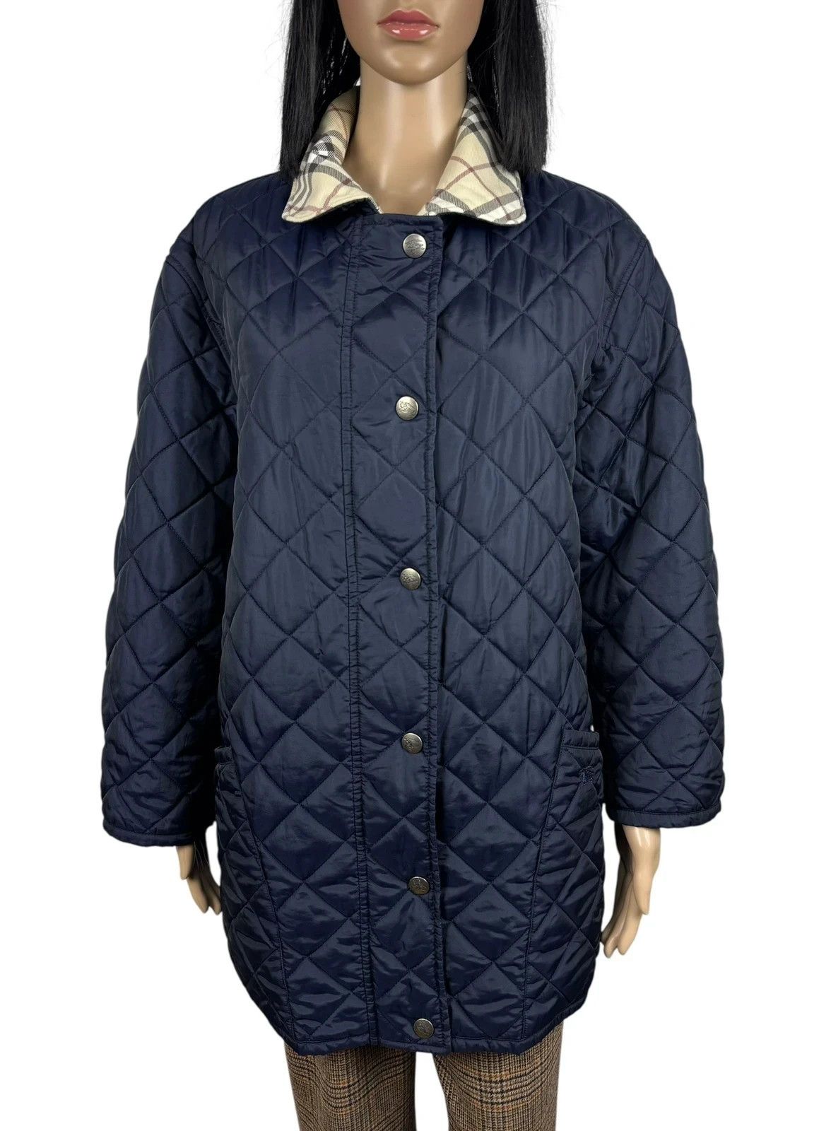 Burberry Burberry Vintage Quilted Jacket Check Women size DE40 Size M / US 6-8 / IT 42-44 - 2 Thumbnail