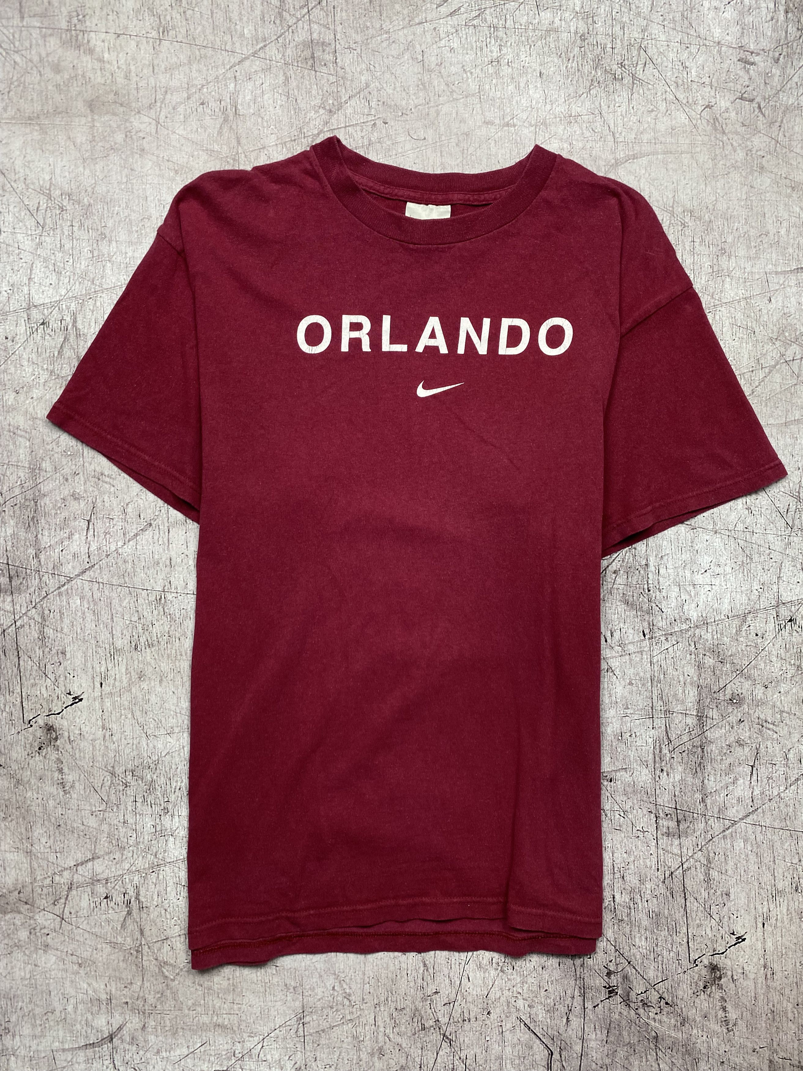 Nike × Vintage Nike Orlando center swoosh vintage t-shirt tee Size US L / EU 52-54 / 3 - 1 Thumbnail