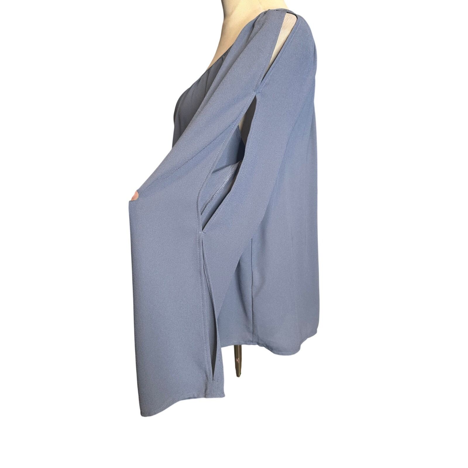 Forever 21 Forever 21 blue long sleeves tunic blouse size Large Size L / US 10 / IT 46 - 10 Thumbnail